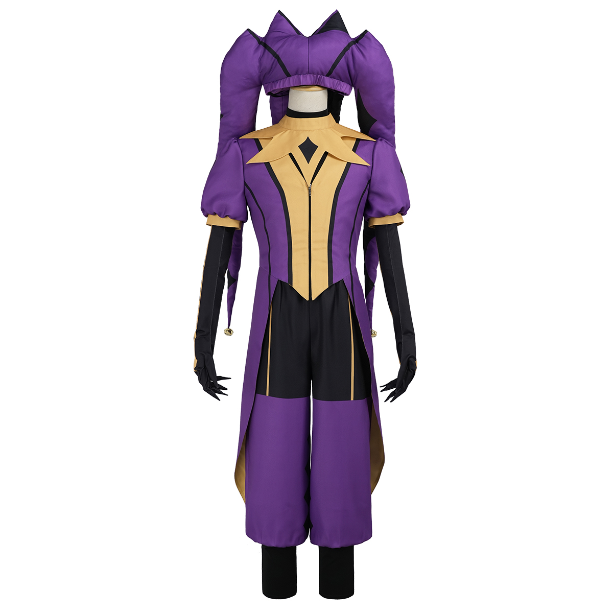 【在庫品】HOLOUN ザ・フリーク・サーカスFreakCircus ジェスターJesterのコスプレ服 ハロウィン仮装 ゲームコスプレ衣装 セット クリスマス イベント  ゲーム仮装 アニメ 演出服