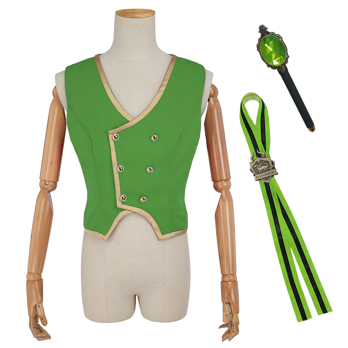 【在庫品】HOLOUN ツイステ Twisted ディアソムニア寮 制服のベスト 3点 コスプレ衣装 ハロウィン適用 