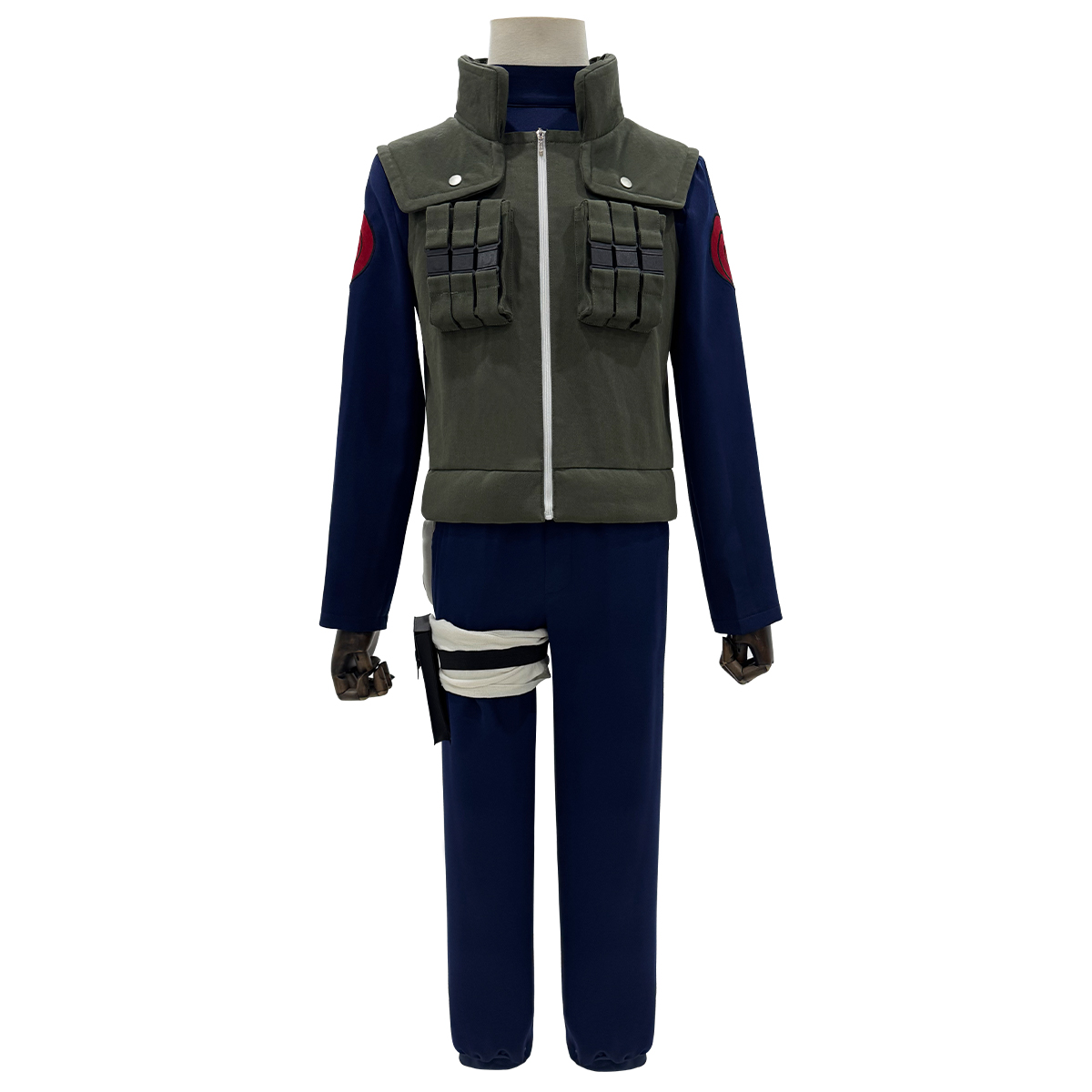 【在庫品】HOLOUN なると naルto 忍び疾風伝 忍者 はたけカカシのコスプレ服 上忍衣装セット コスプレ衣装 ハロウィン適用 