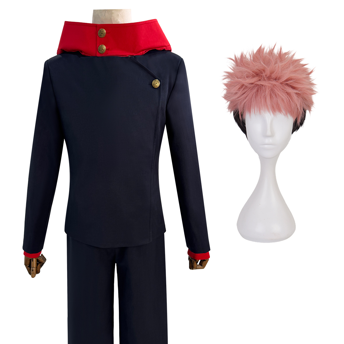 【在庫品】HOLOUN 呪術 高専時代の虎杖悠仁 コスプレ衣装 コスチューム 変身 仮装 クリスマス 祝日贈り物 ハロウィン適用 