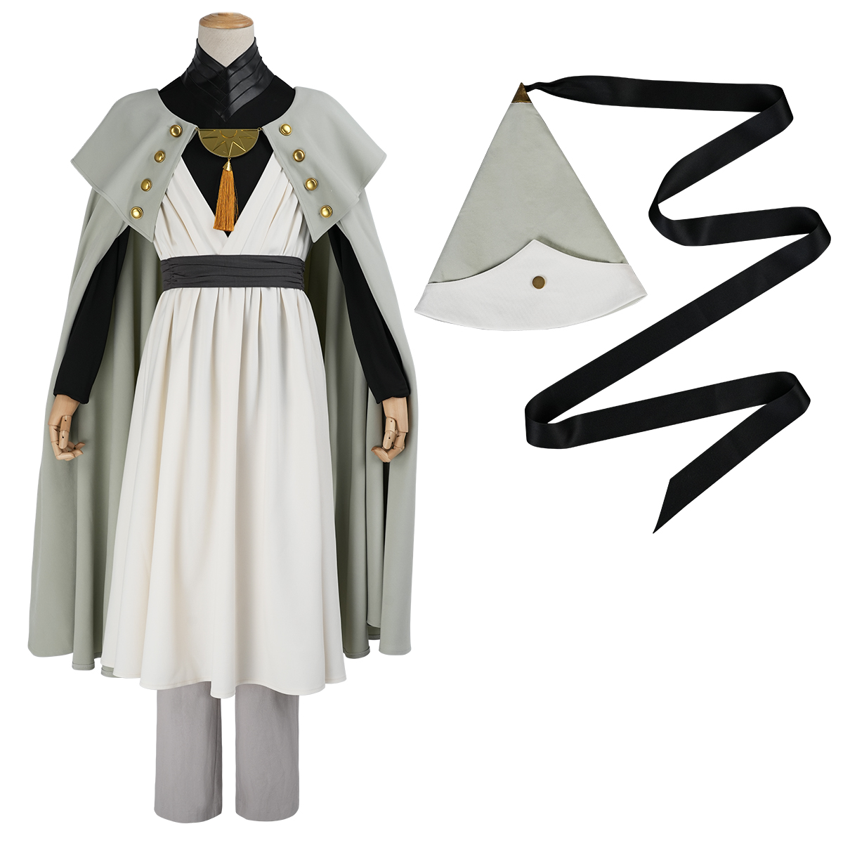 【新着商品】HOLOUN とンがり帽子の工房・アトリエ キーフリー コスプレ衣装 コスチューム 変身 仮装 クリスマス 祝日贈り物 ハロウィン適用 