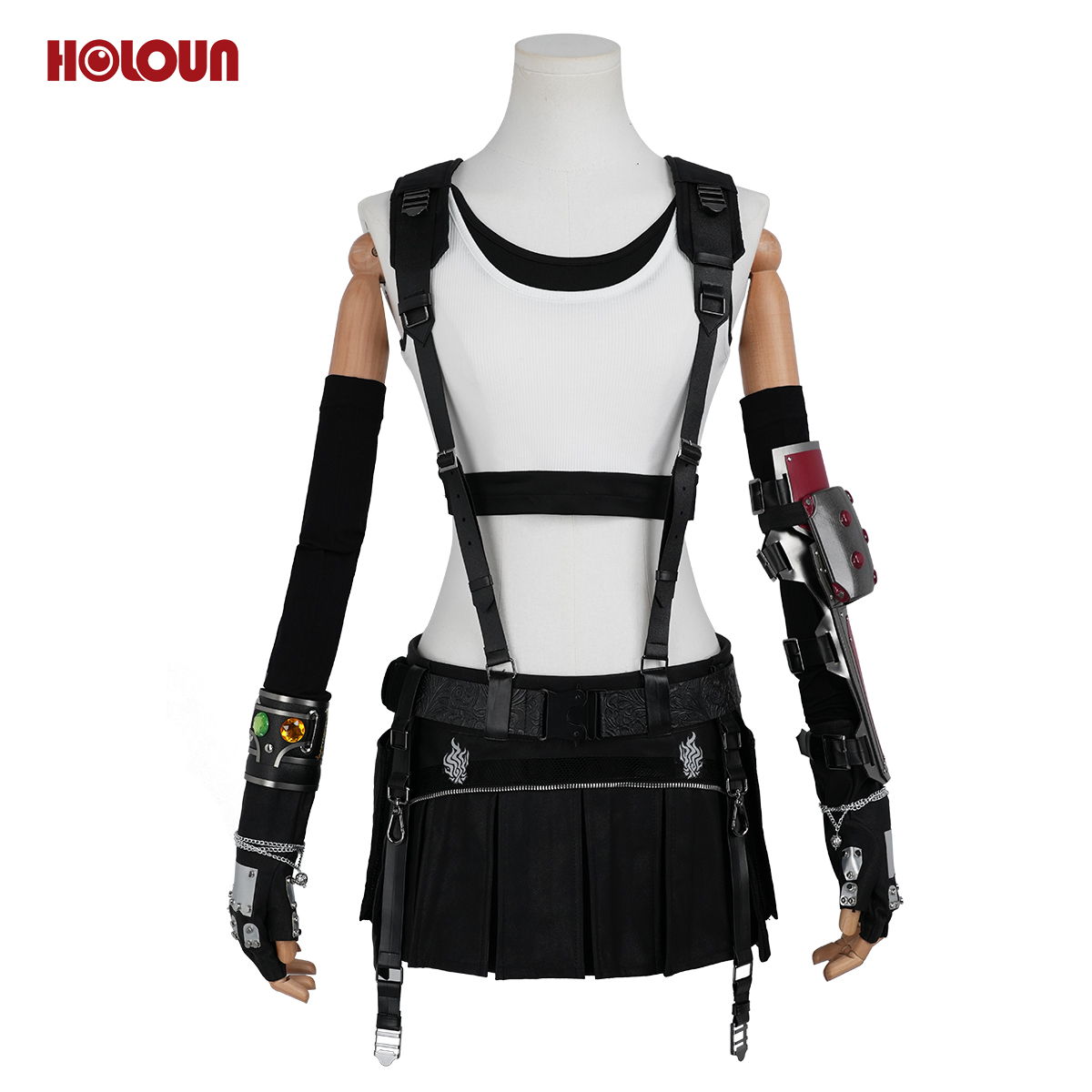 【新着商品】HOLOUN ファイナルFANTAジーVII 高品質 ティファ・ロックハート 豪華衣装 cosplay ハロウィン 変装 仮装 コスプレ演出服 コスチューム 舞台装 クリスマス 祝日贈り物