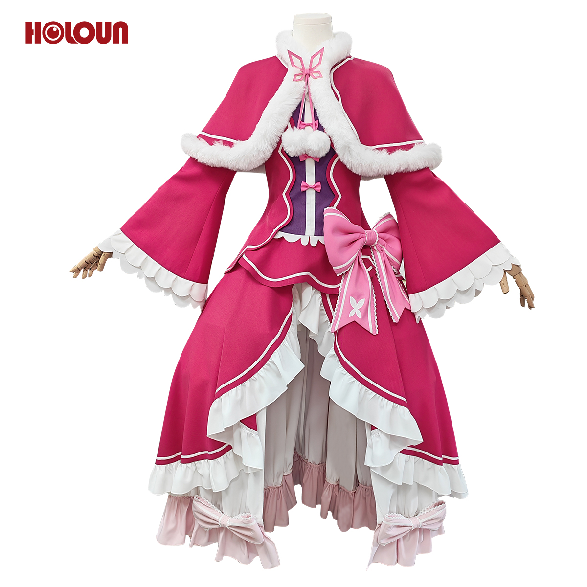 【新着商品】HOLOUN リゼロ re0 異世界の生活 ベアトリス ベティー 豪華ドレス コスプレ衣装 通常衣装 cosplay ハロウィン 変装 仮装 コスプレ演出服 コスチューム 舞台装 クリスマス 祝日贈り物