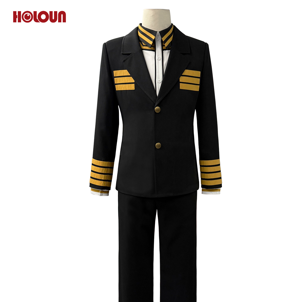 【新着商品】HOLOUN 『三國』 大和制服セット 阿佐馬芳経 三角青輝 賀来泰明 コスチューム ハロウィン仮装 イベント