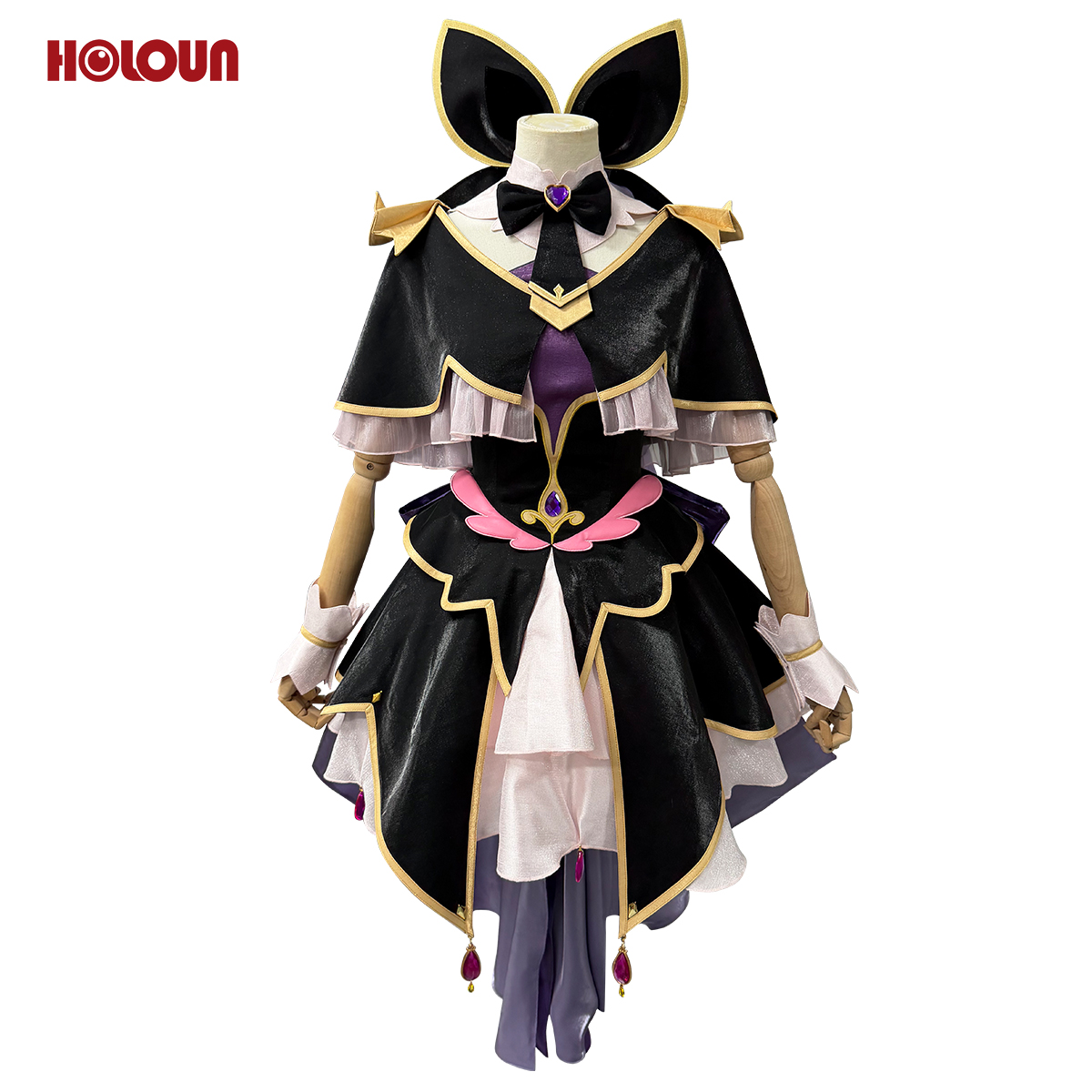 【新着商品】HOLOUN たんプリ名偵探プリキュア！キュアアルカナ・シャドウ コスプレ衣装 豪華衣装セット クリスマス イベント