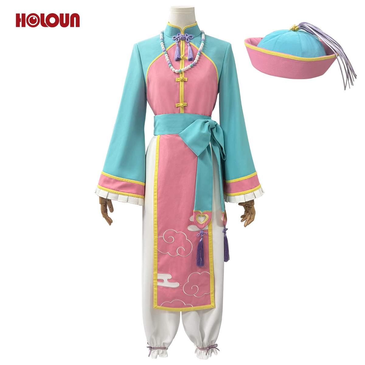 【新着商品】HOLOUN 地縛花子君 地縛少年2 花子君 花子くん 新規描き下ろしイラスト 『ゆめかわチャイナ』 コスプレ衣装  cosplay ハロウィン 仮装 コスプレ コスチューム クリスマス 