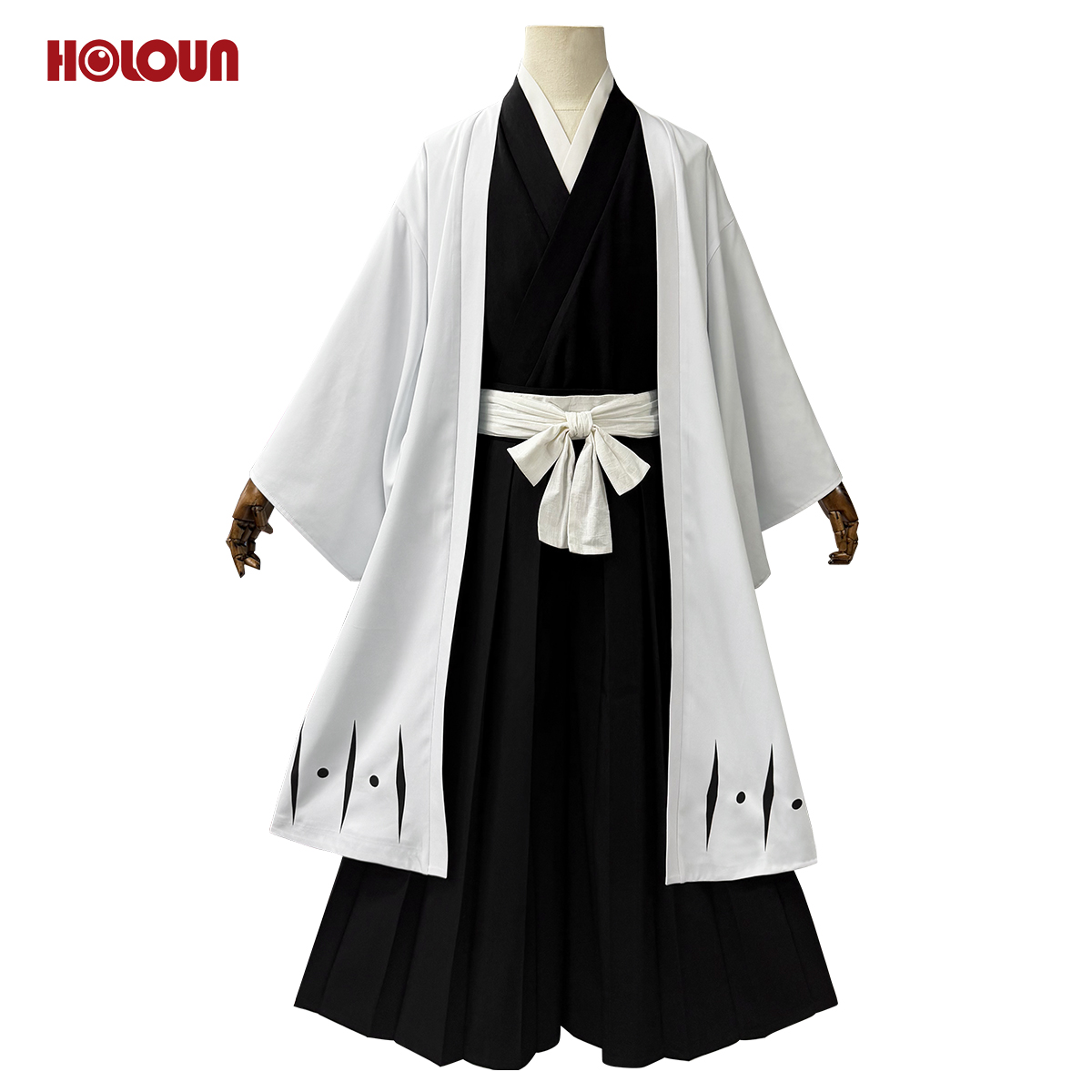 【新着商品】HOLOUN ブリーチBleAchh 護廷十三隊 羽織単品 袖付き 死覇装セット コスプレ衣装 着物 クリスマス イベント