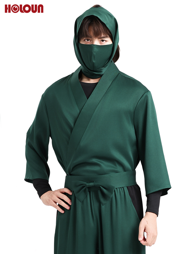 【在庫品】HOLOUN 忍たま Nintama 忍者 忍術学園 6年生の制服セット コスプレ衣装 ハロウィン適用 