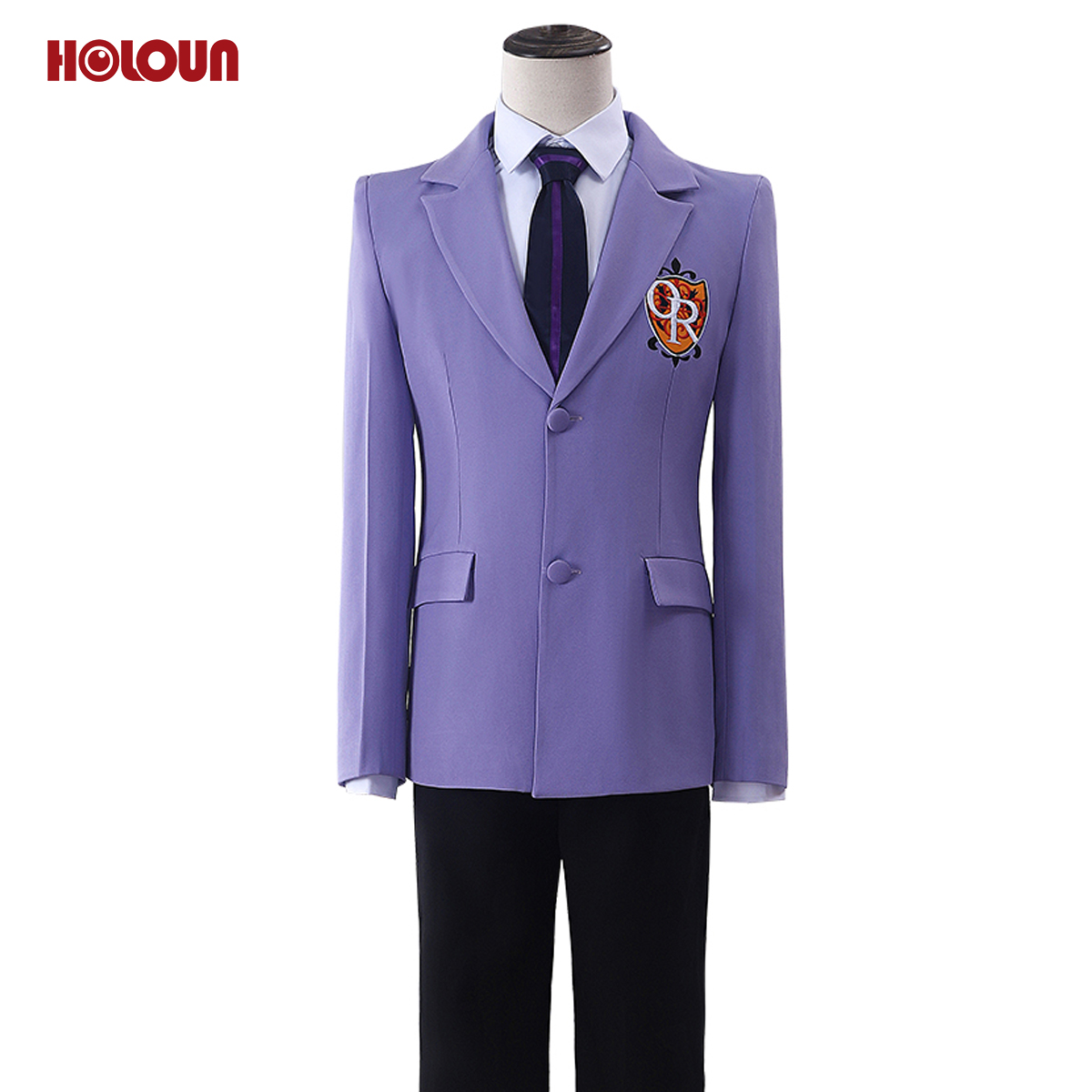 【在庫品】HOLOUN 桜蘭 男子制服 ホスト部 藤岡ハルヒ 須王環 コスプレ服 学生制服 コスプレ衣装 ハロウィン適用 