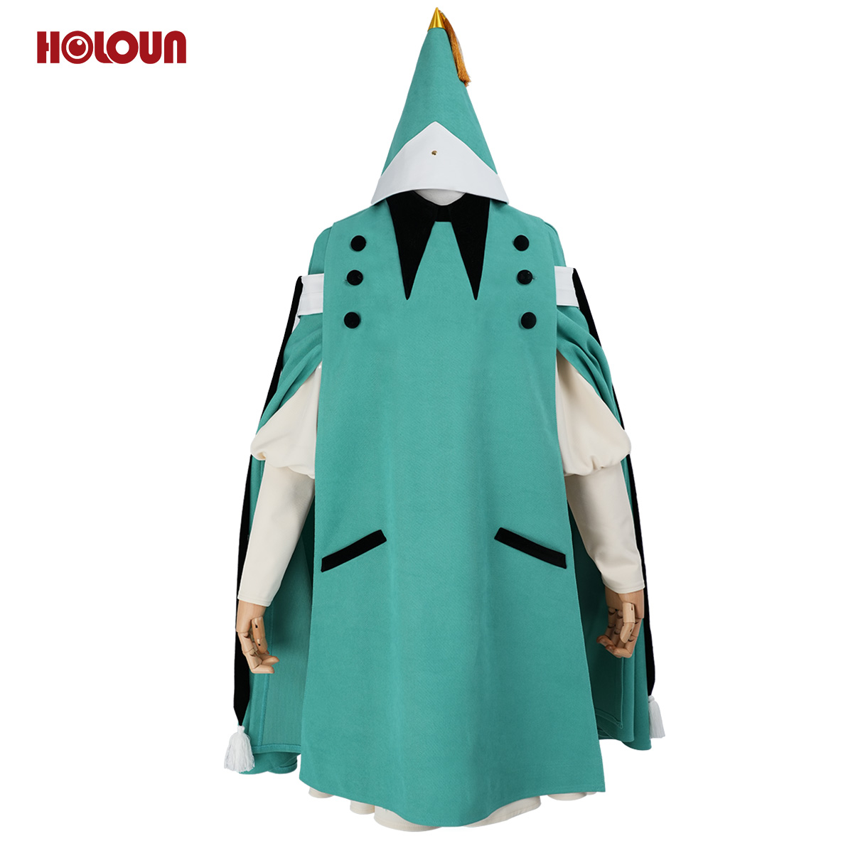 【新着商品】HOLOUN とンがり帽子の工房・アトリエ ココ コスプレ衣装 コスチューム 変身 仮装 クリスマス 祝日贈り物 ハロウィン適用 