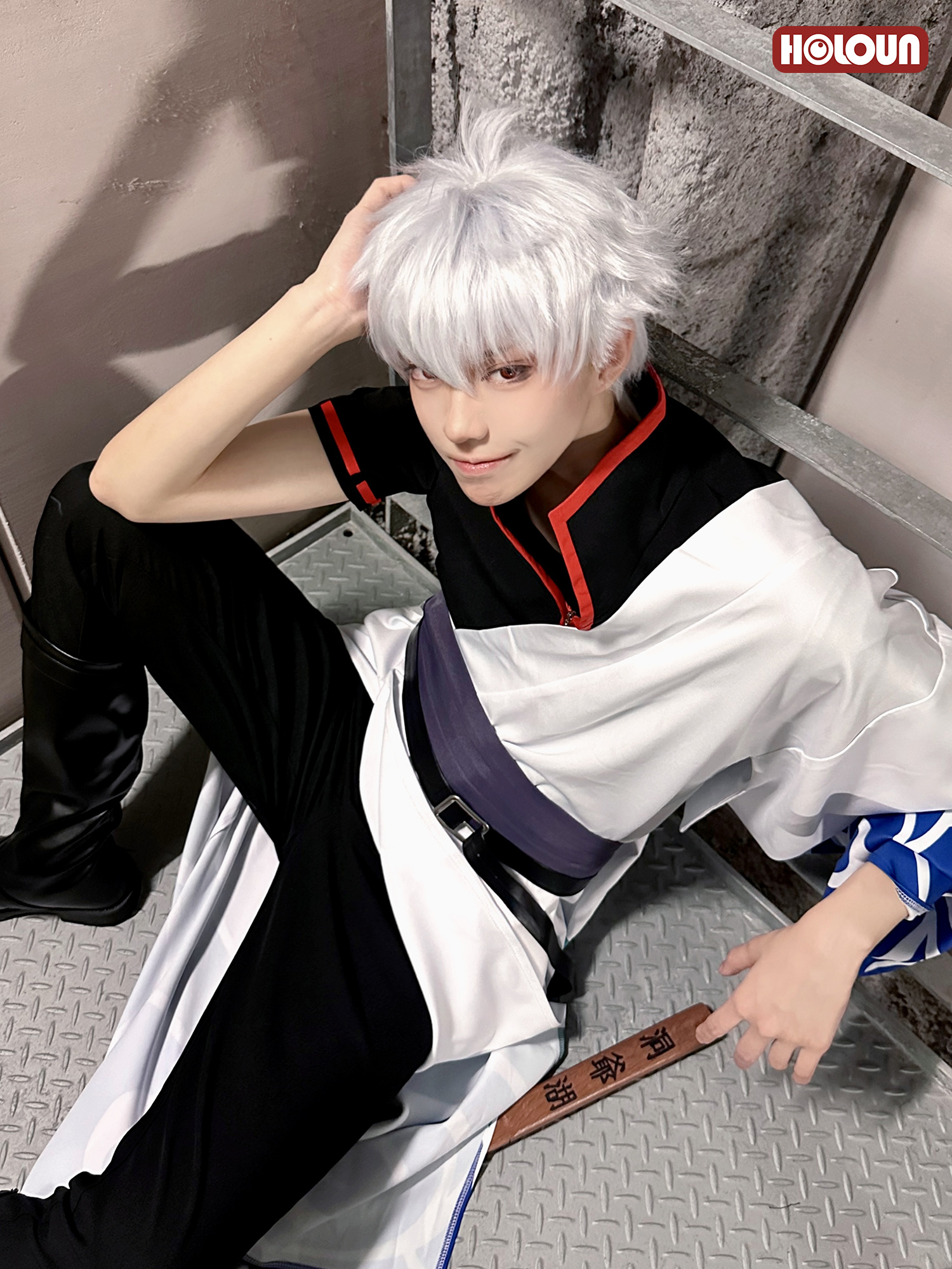 【在庫品】HOLOUN 銀たま GINTAMA 坂田銀時 万事屋 コスプレ衣装 ハロウィン適用 