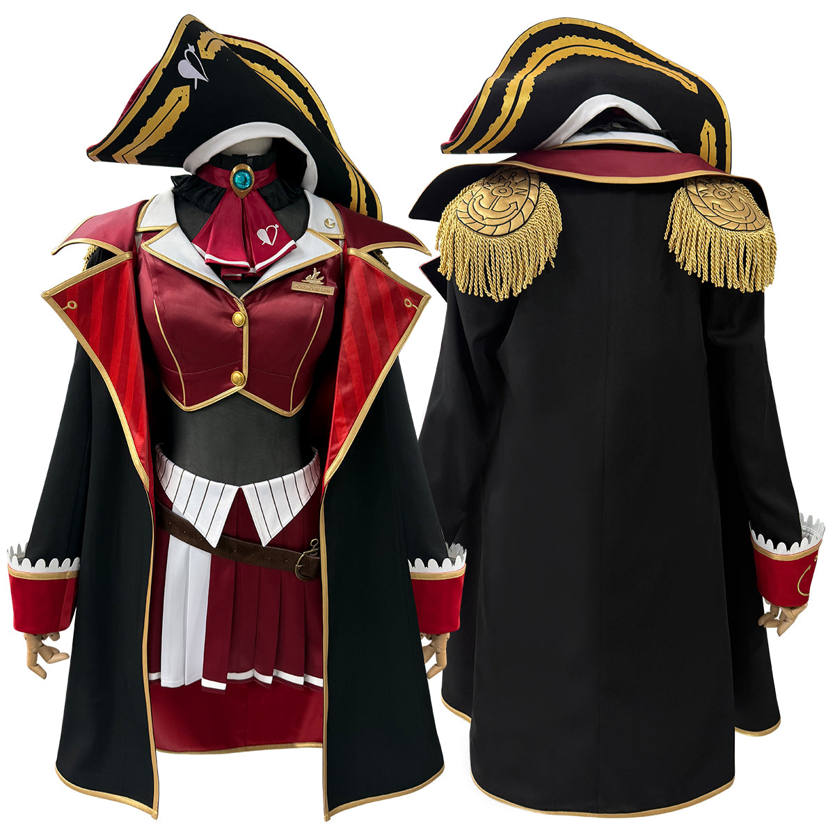 【新着商品】HOLOUN バーチャルアイドル VTuber コスチューム 宝鐘マリン 海賊服 宝鐘海賊団船長 ホロライブ hololive所属 コスプレ衣装 クリスマス イベント