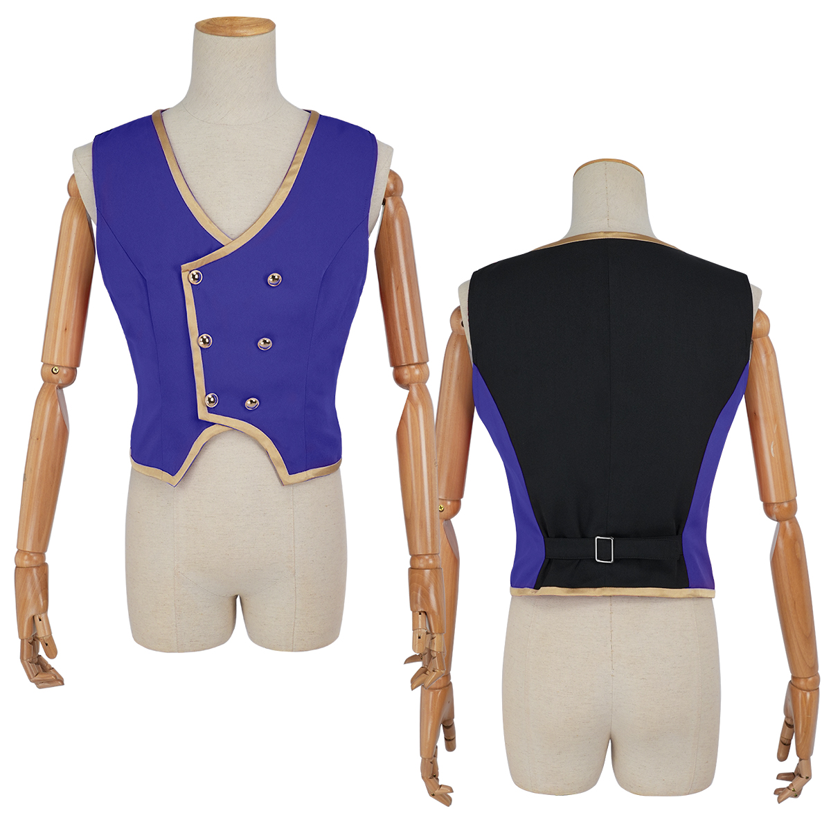 【在庫品】HOLOUN ツイステ Twisted ポムフィオーレ寮 制服のベスト 3点 コスプレ衣装 ハロウィン適用 