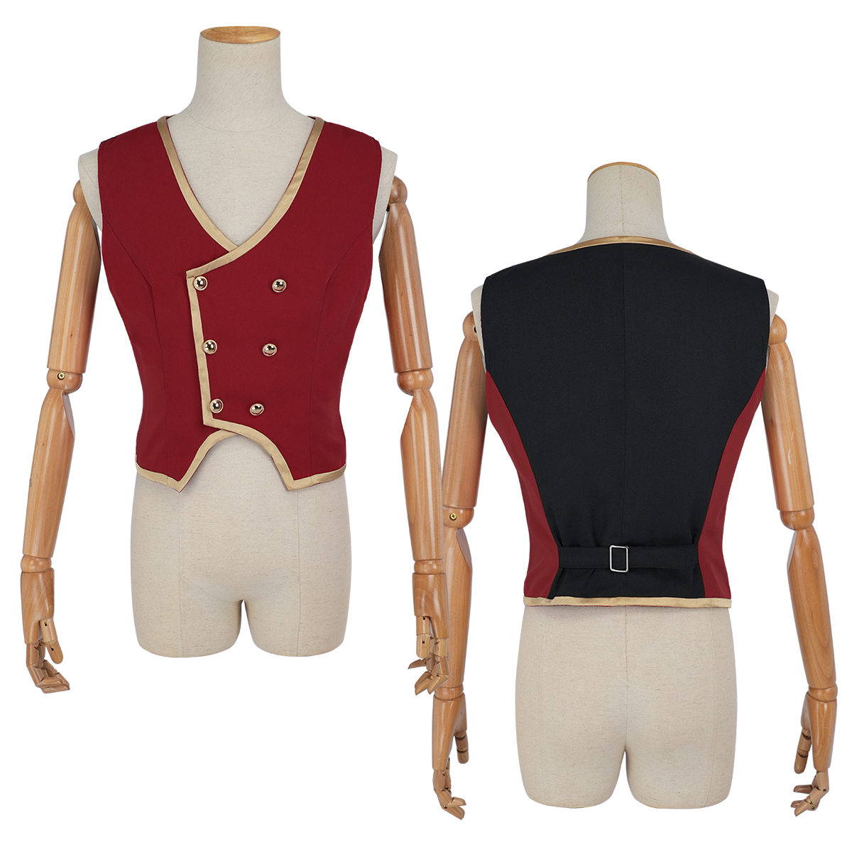 【在庫品】HOLOUN ツイステ Twisted スカラビア寮 制服のベスト 3点 コスプレ衣装 ハロウィン適用 