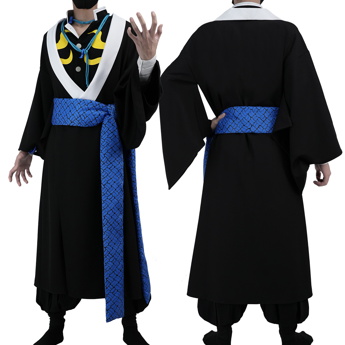 【在庫品】HOLOUN 鬼殺シリーズ KimetsU 十二鬼月 上弦・陸（無限城編） 獪岳 コスプレ衣装 ハロウィン適用 