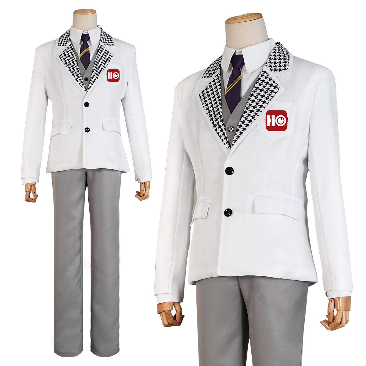 【在庫品】HOLOUN ブルLock 白宝制服 スーツ 御影玲王 クリスマス コスプレ衣装 ハロウィン適用 
