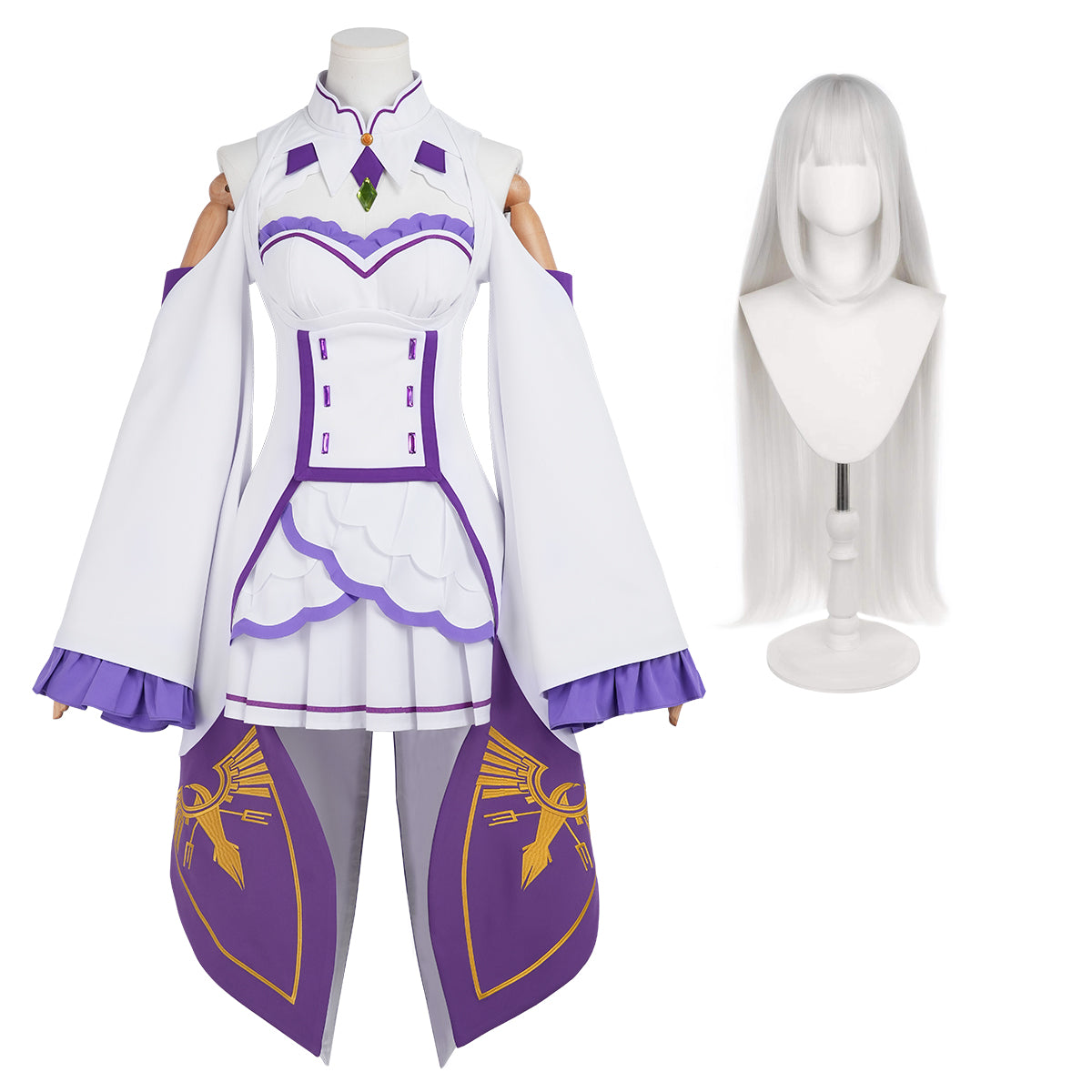 新着商品】HOLOUN リゼロ re0 異世界の生活 リア エミリア コスプレ