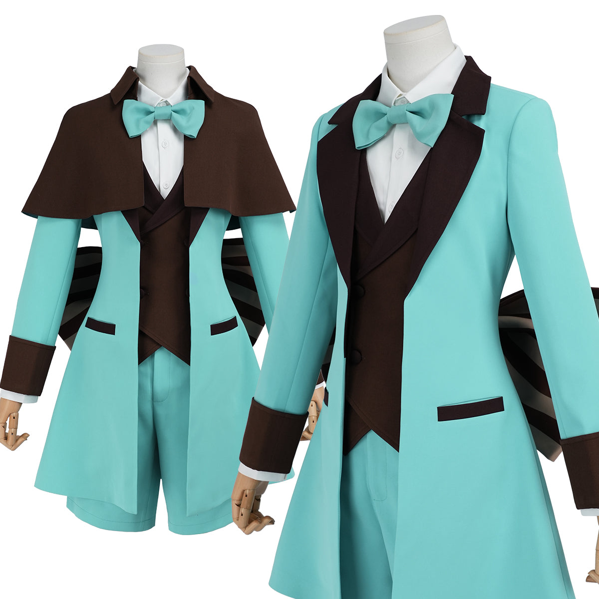 【新着商品】HOLOUN 黒の執事 チョコミント シエル・ファントムハイヴのコスプレ服 ハロウィン仮装 ゲームコスプレ衣装 セット クリスマス イベント アニメ 演出服