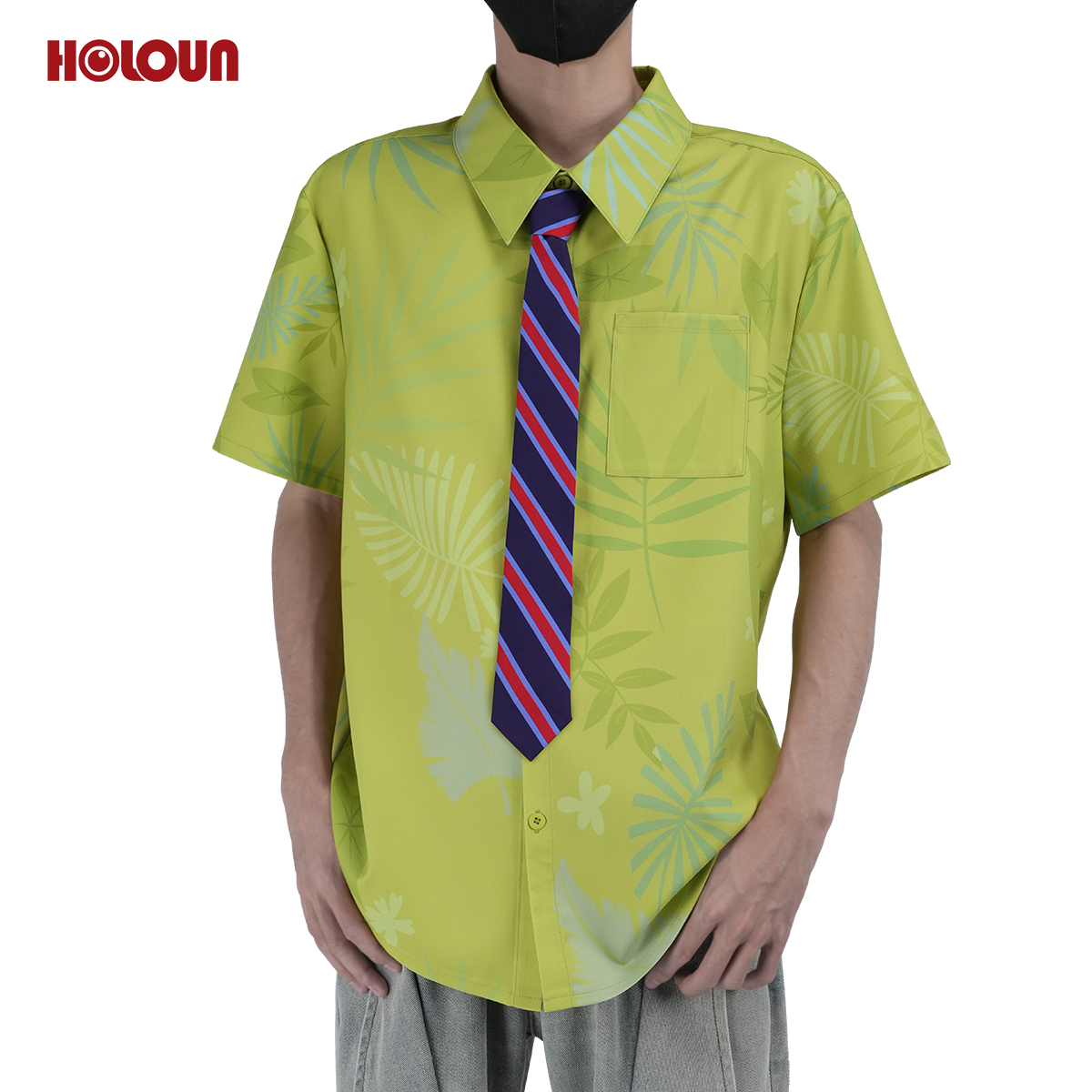 【在庫品】HOLOUN ズ一トピあ ニック・ワイルドのコスプレ服 シャツ ハロウィン仮装 衣装 クリスマス イベント  ゲーム仮装 アニメ 演出服