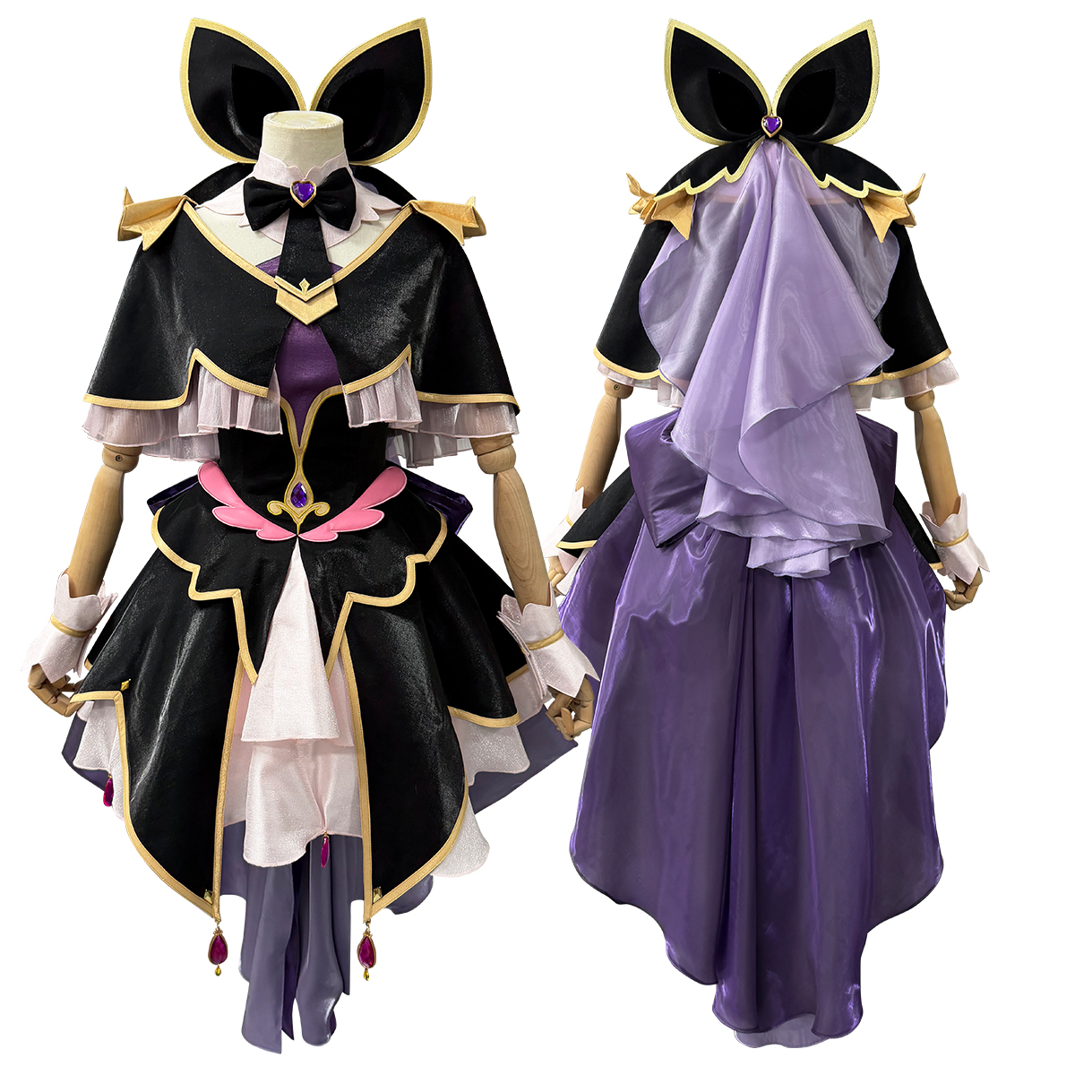 【新着商品】HOLOUN たんプリ名偵探プリキュア！キュアアルカナ・シャドウ コスプレ衣装 豪華衣装セット クリスマス イベント