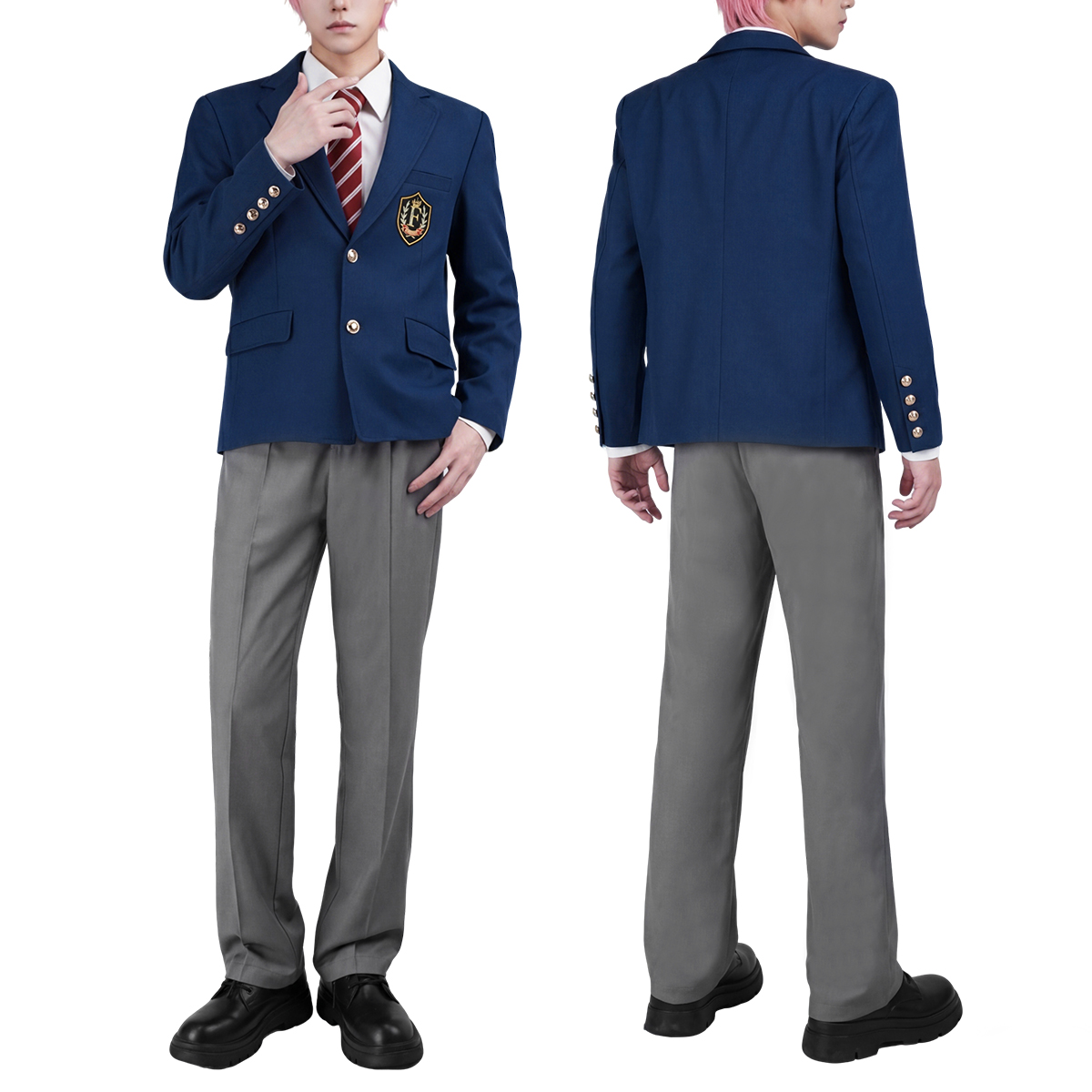 【新着商品】HOLOUN 多聞くんいまどち 福原多聞 制服スーツ 学生制服 コスプレ衣装 ハロウィン適用 