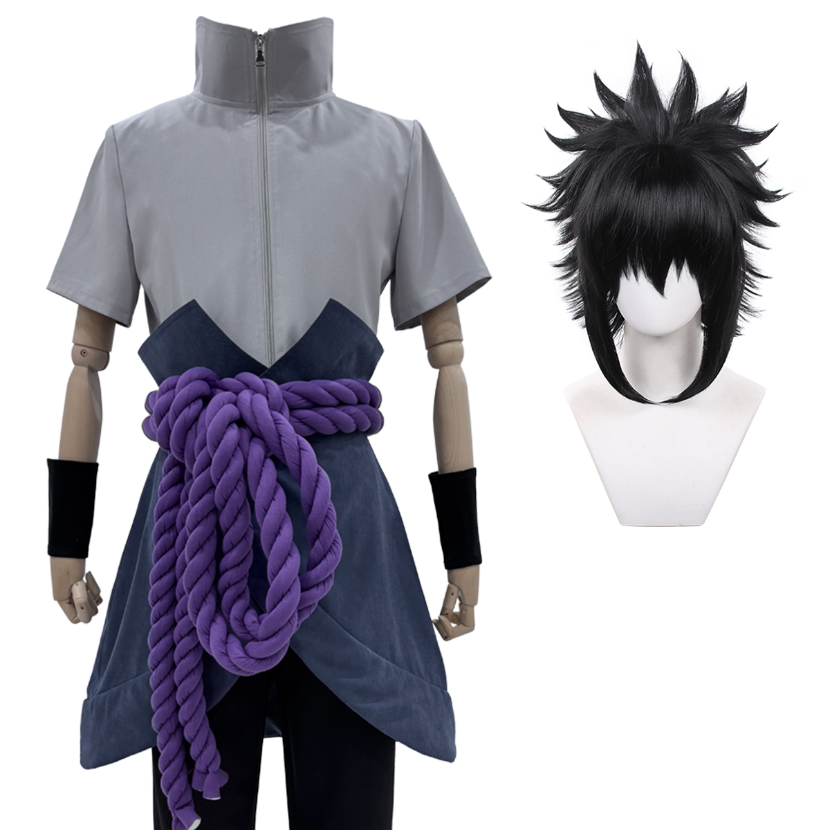 【在庫品】HOLOUN なると naルto 忍び疾風伝 忍者 うちはサスケのコスプレ服 コスプレ衣装 ハロウィン適用 