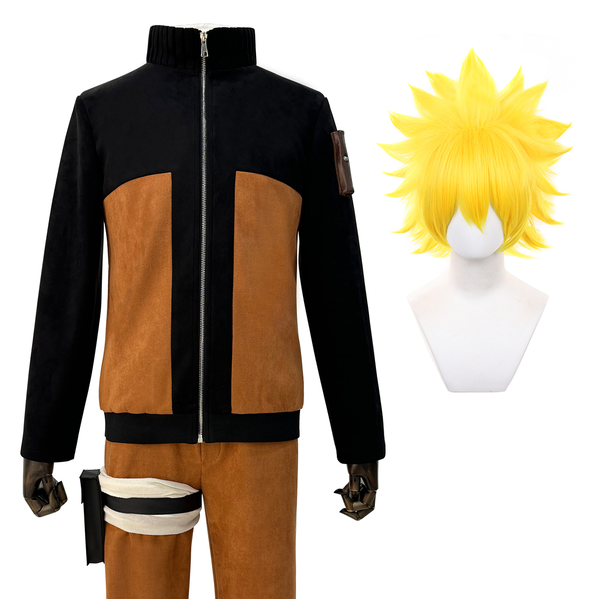 【在庫品】HOLOUN なると naルto 忍び疾風伝 忍者 うずまきナルトのコスプレ服 コスプレ衣装 ハロウィン適用 