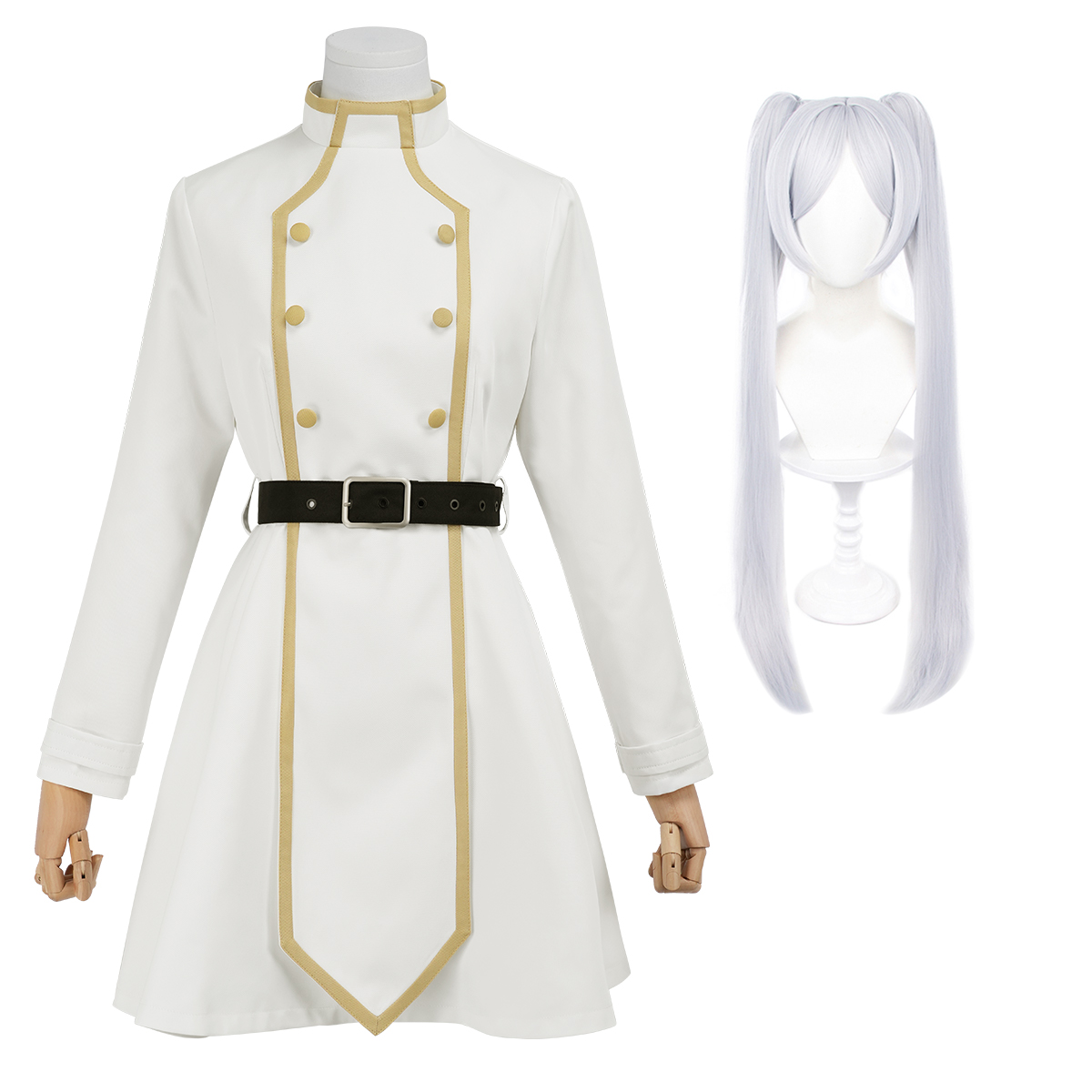 【在庫品】HOLOUN フリーレン Frieren 冬服 フリーレンのコスプレ服 ワンピース コスプレ衣装 ハロウィン適用 