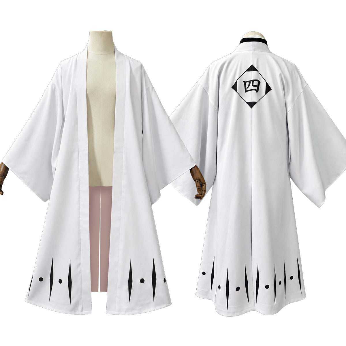 【新着商品】HOLOUN ブリーチBleAchh 護廷十三隊 羽織単品 袖付き 死覇装セット コスプレ衣装 着物 クリスマス イベント