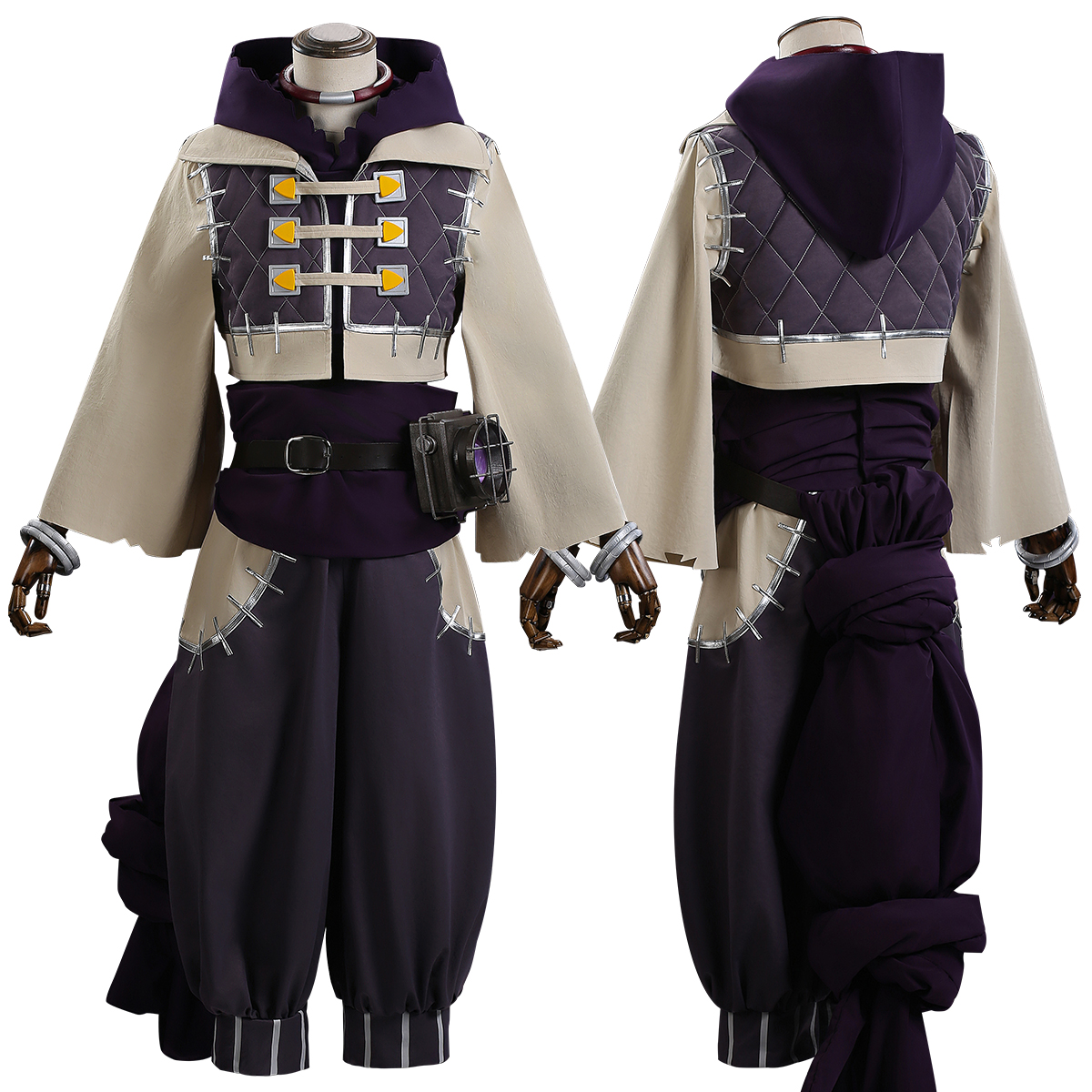 【新着商品】HOLOUN がちアクタ GACHIAKUTA 荒らし屋 ジャバー Jabber 灯道具付き コスプレ衣装 ハロウィン適用 