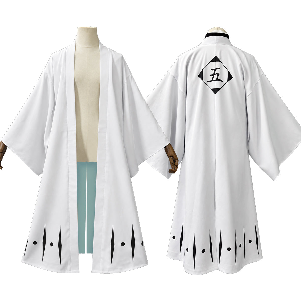 【新着商品】HOLOUN ブリーチBleAchh 護廷十三隊 羽織単品 袖付き 死覇装セット コスプレ衣装 着物 クリスマス イベント
