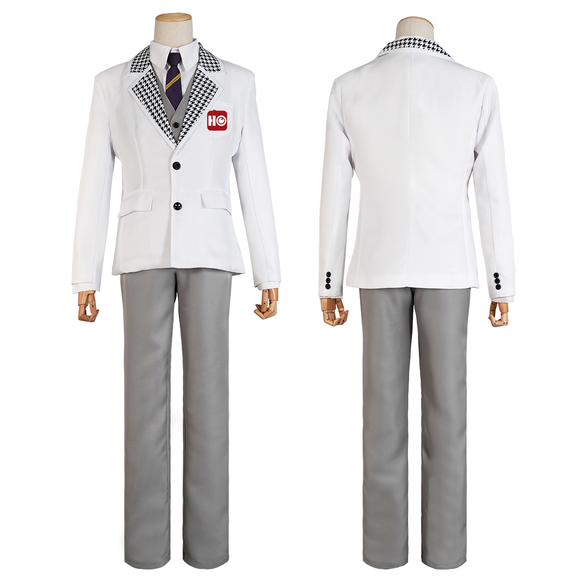 【在庫品】HOLOUN ブルLock 白宝制服 スーツ 御影玲王 クリスマス コスプレ衣装 ハロウィン適用 