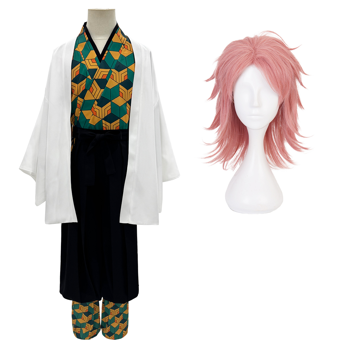 【在庫品】HOLOUN 鬼殺シリーズ KimetsU 鬼殺隊 錆兎 羽織 コスプレ衣装 ハロウィン適用 