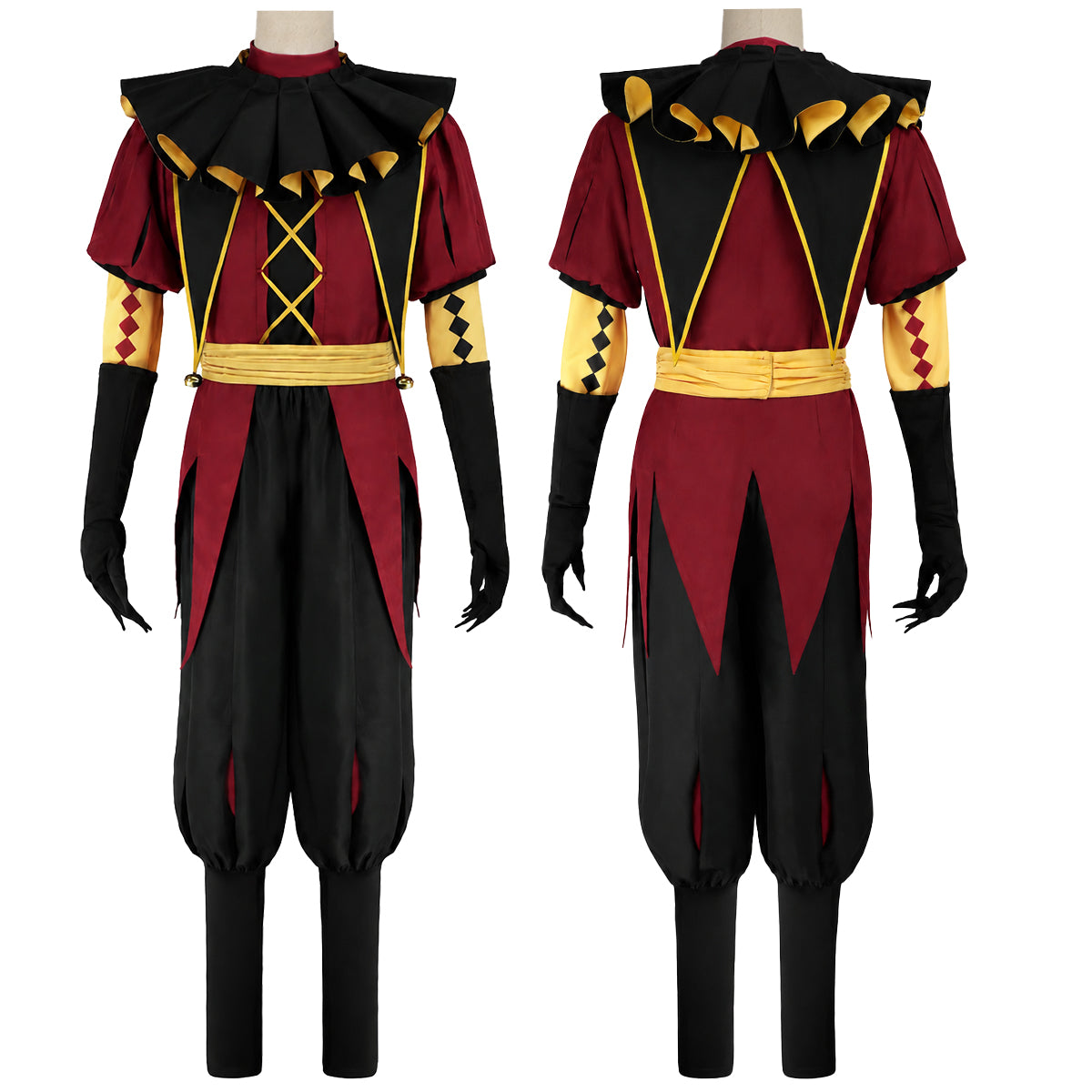 【新着商品】HOLOUN ザ・フリーク・サーカスFreakCircus ピエロPierrotのコスプレ服 ハロウィン仮装 ゲームコスプレ衣装 セット クリスマス イベント  ゲーム仮装 アニメ 演出服