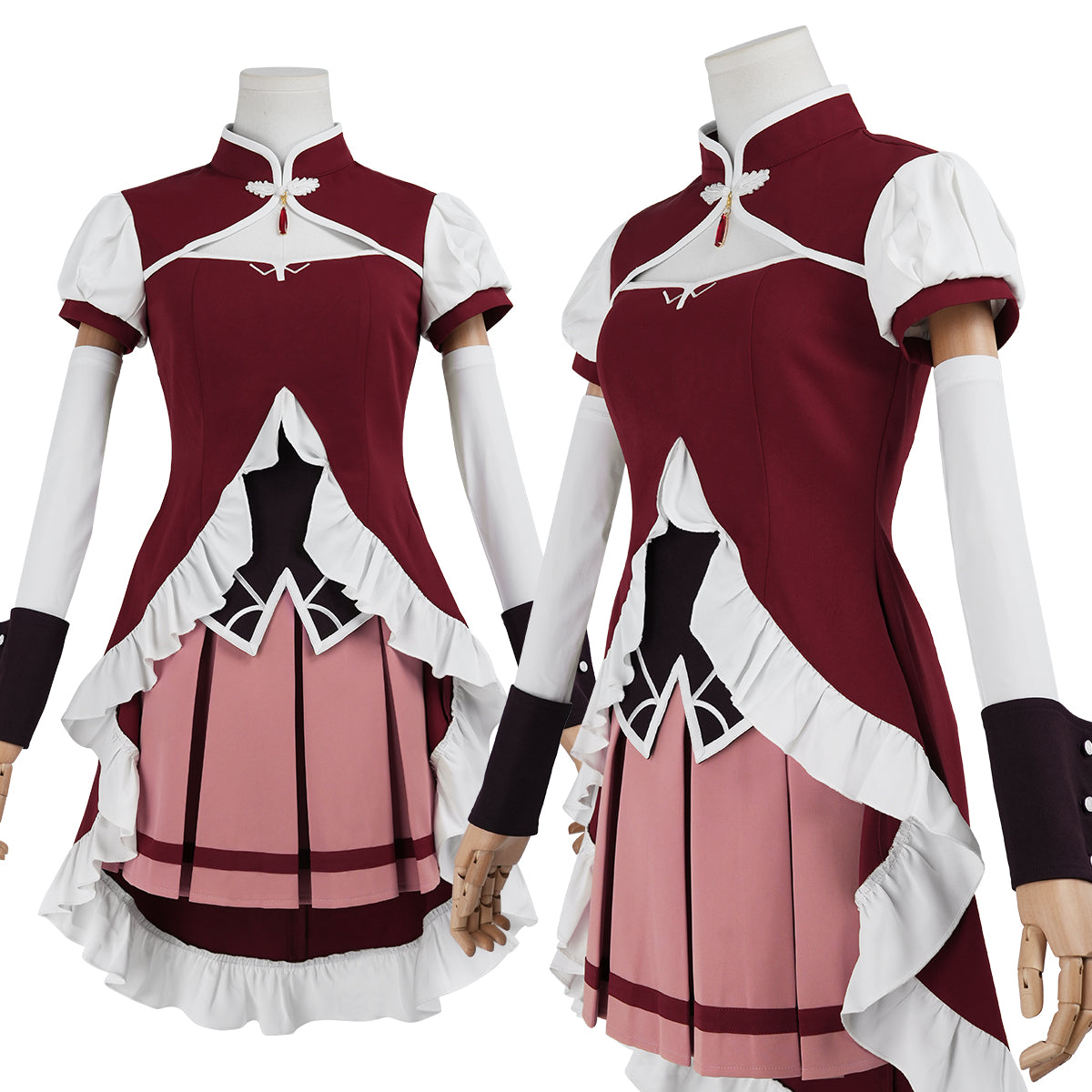 【新着商品】HOLOUN 魔法まどか 廻天 劇場版 佐倉杏子 変身 戦闘服 豪華衣装セット コスプレ衣装 cosplay ハロウィン 変装 仮装 コスプレ演出服 コスチューム 舞台装 クリスマス
