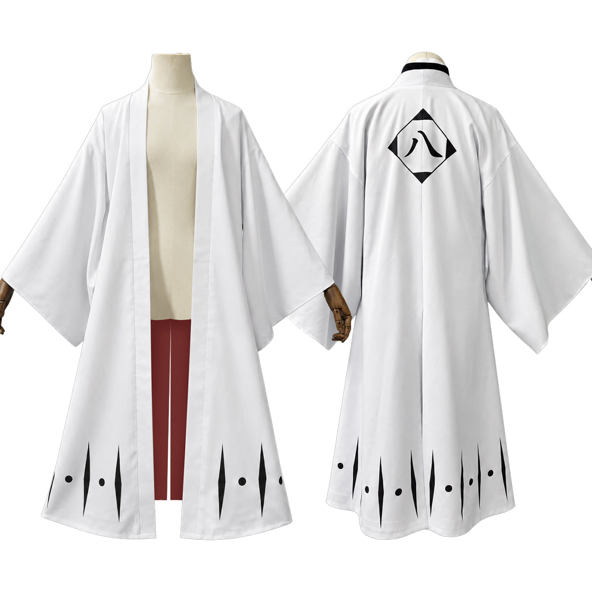 【新着商品】HOLOUN ブリーチBleAchh 護廷十三隊 羽織単品 袖付き 死覇装セット コスプレ衣装 着物 クリスマス イベント