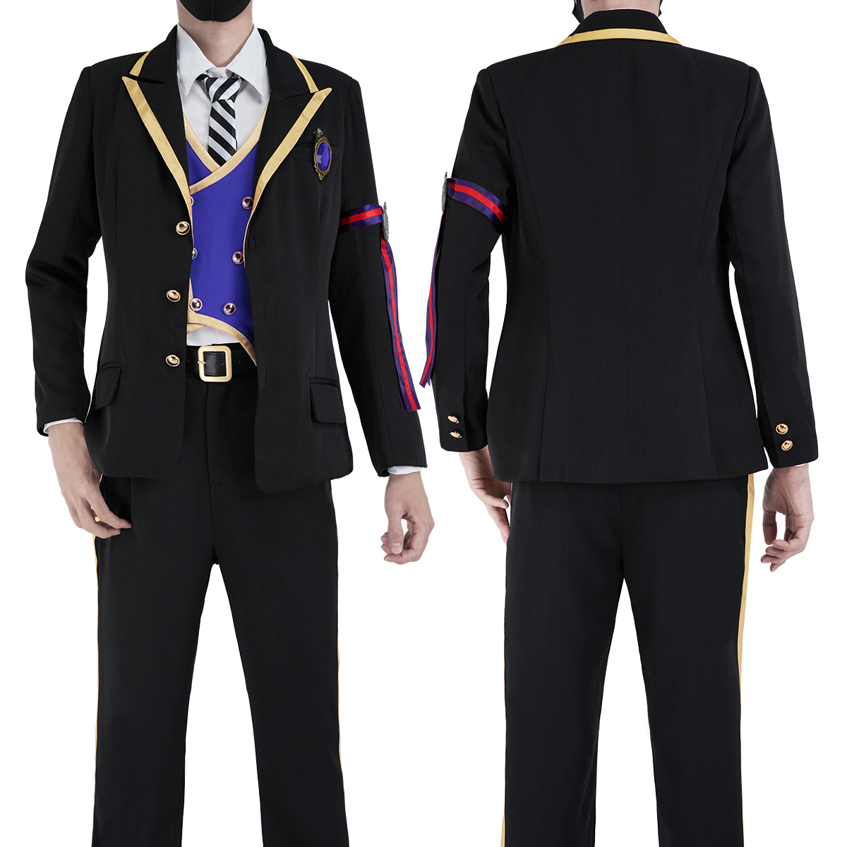 【在庫品】HOLOUN ツイステ Twisted ポムフィオーレ寮 制服セット コスプレ衣装 ハロウィン適用 