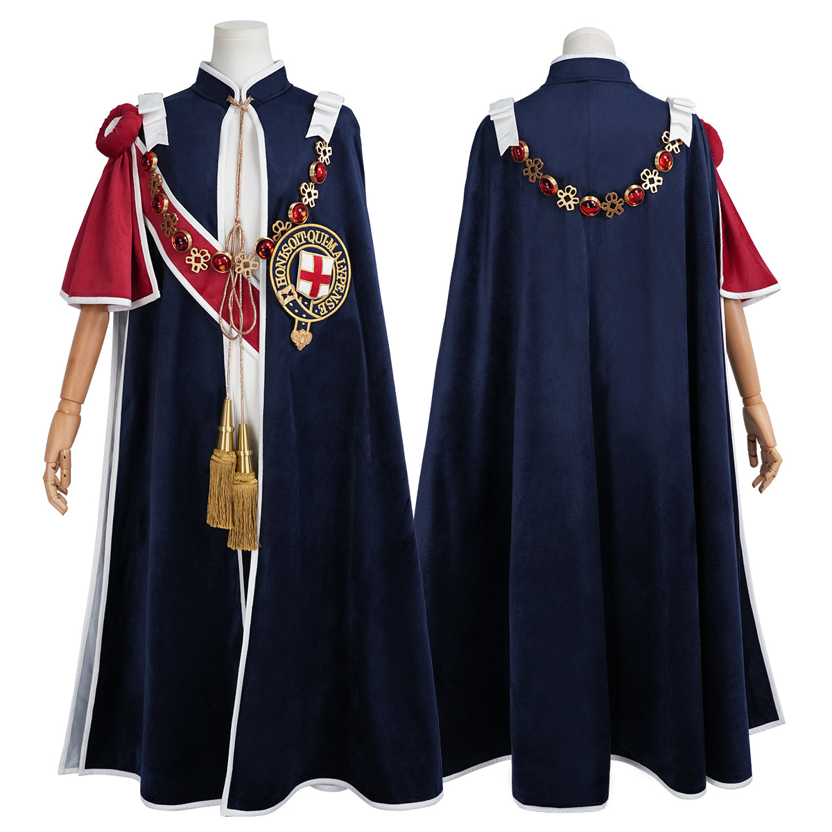 【新着商品】HOLOUN 黒の執事 叙勲式時 シエル 帽子付き ハロウィン仮装 豪華衣装セット コスプレ衣装 クリスマス イベント アニメ 演出服