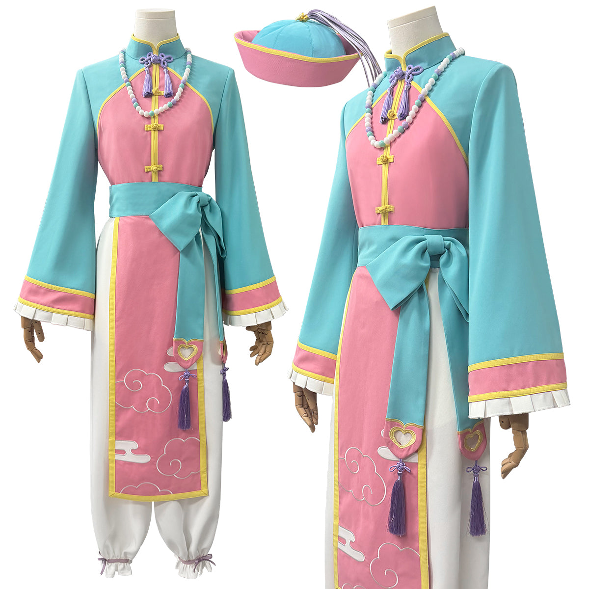 【新着商品】HOLOUN 地縛花子君 地縛少年2 花子君 花子くん 新規描き下ろしイラスト 『ゆめかわチャイナ』 コスプレ衣装  cosplay ハロウィン 仮装 コスプレ コスチューム クリスマス 