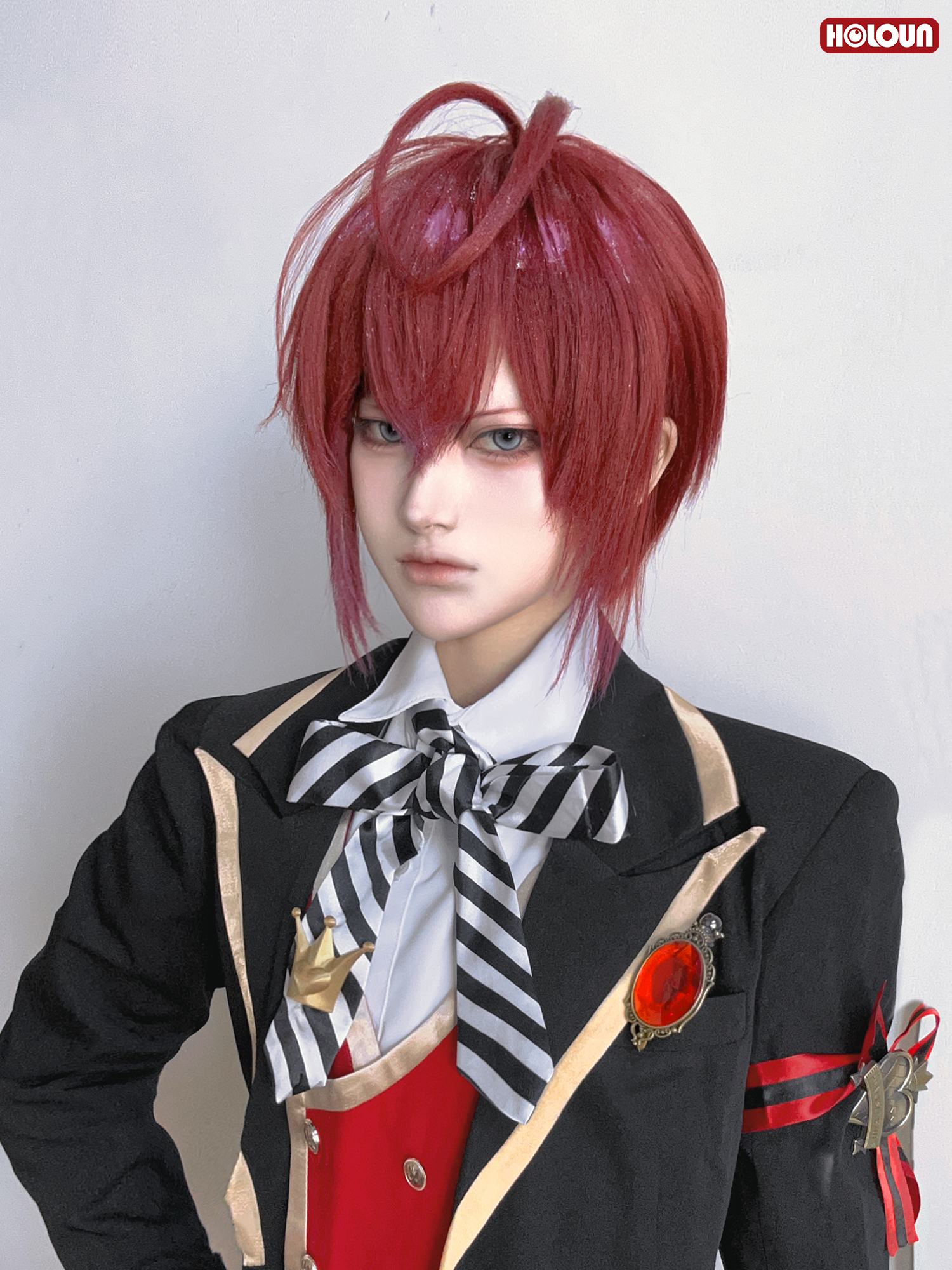 【在庫品】HOLOUN ツイステ Twisted ハーツラビュル寮 制服セット コスプレ衣装 ハロウィン適用 