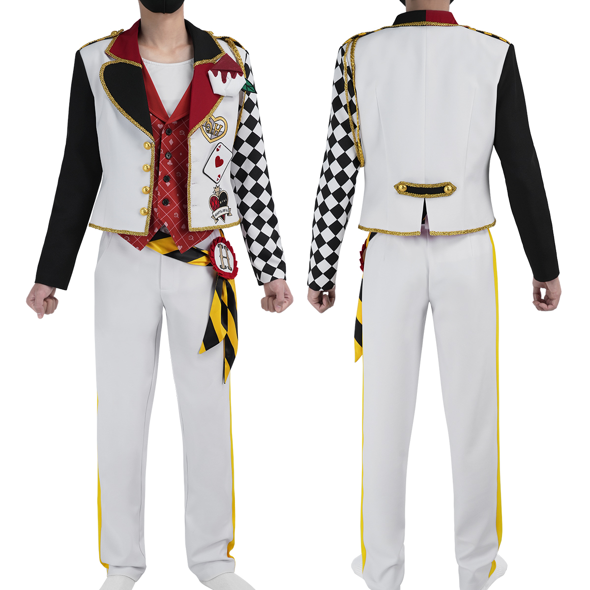 【在庫品】一部再入荷中 HOLOUN ツイステ Twisted ハーツラビュル寮 寮服 Aceエース/Caterケイト/Deuceデュース/Treyトレイ コスプレ衣装 ハロウィン適用 