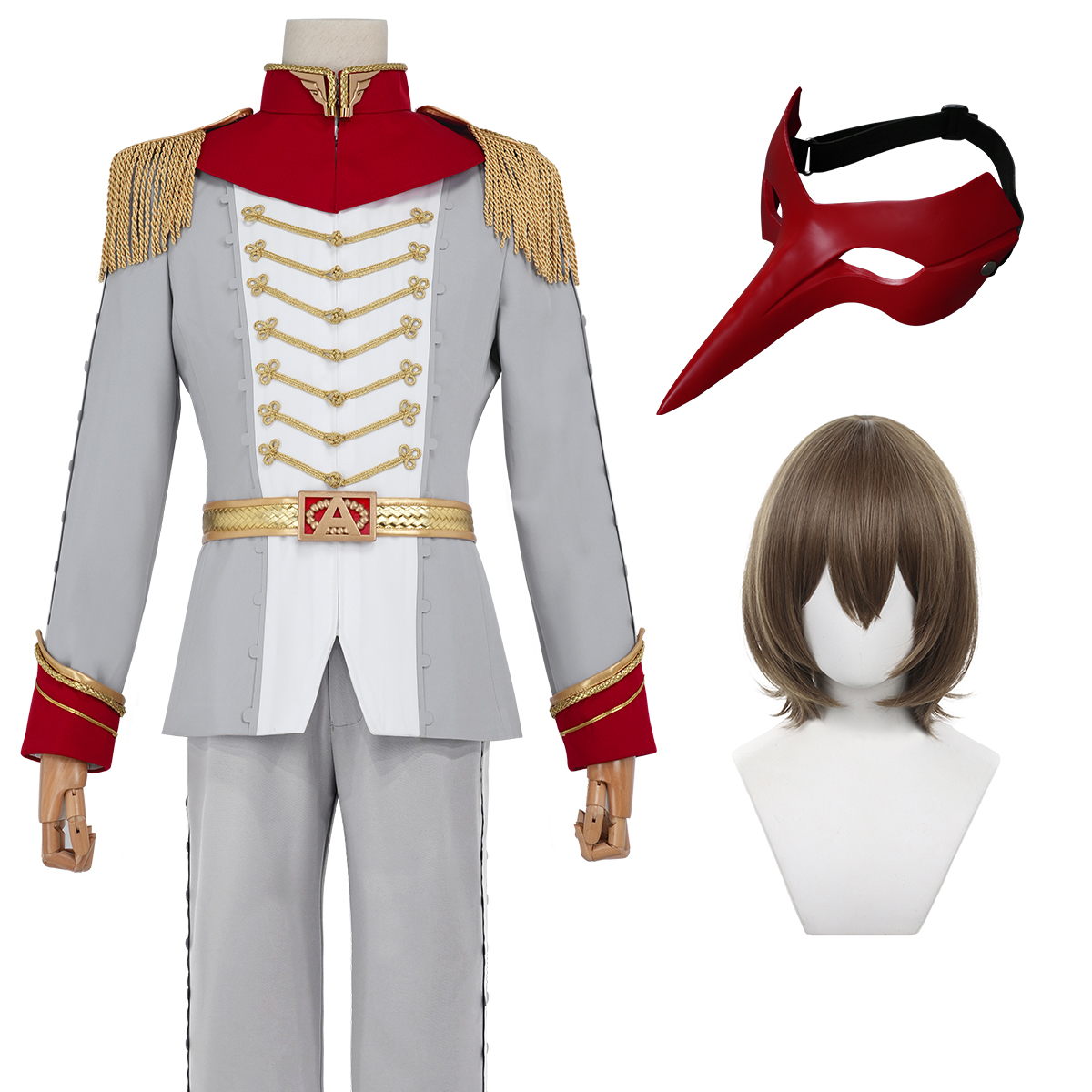 【再入荷中】【在庫品】HOLOUN ペルソナ5 P5 明智吾郎 怪盗服 マスク付き コスプレ衣装 コスチューム 変身 仮装 クリスマス 祝日贈り物 ハロウィン適用 