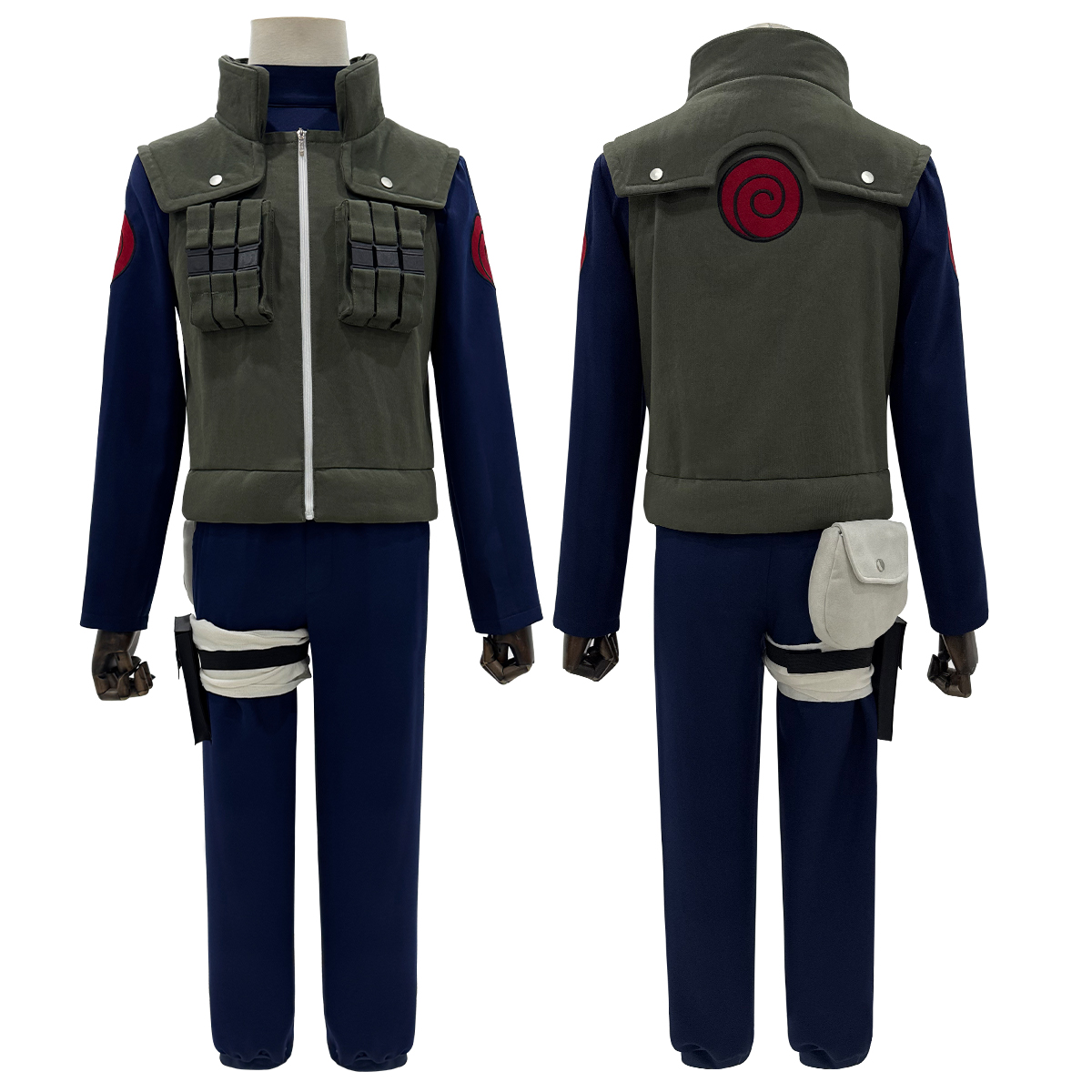 【在庫品】HOLOUN なると naルto 忍び疾風伝 忍者 はたけカカシのコスプレ服 上忍衣装セット コスプレ衣装 ハロウィン適用 