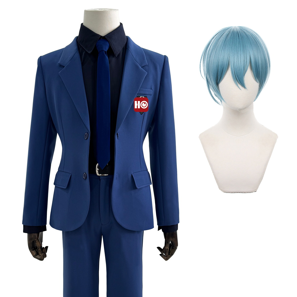 【再入荷中】HOLOUN ブルLock エゴ展スーツ ブルー 青い セット 潔世一 糸師凛 凪誠士郎 御影玲王 蜂楽廻 クリスマス コスプレ衣装 ハロウィン適用 