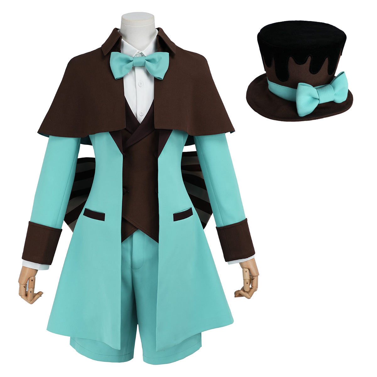 【新着商品】HOLOUN 黒の執事 チョコミント シエル・ファントムハイヴのコスプレ服 ハロウィン仮装 ゲームコスプレ衣装 セット クリスマス イベント アニメ 演出服