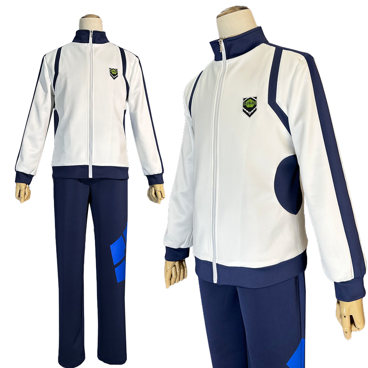 【在庫品】【再入荷中】HOLOUN ブルLock 潔世一 蜂楽廻 千切豹馬 御影玲王 凪誠士郎 國神錬介 運動服 ジャージ 2点上下セット 全員適用 クリスマス コスプレ衣装 ハロウィン適用 ポケット付き