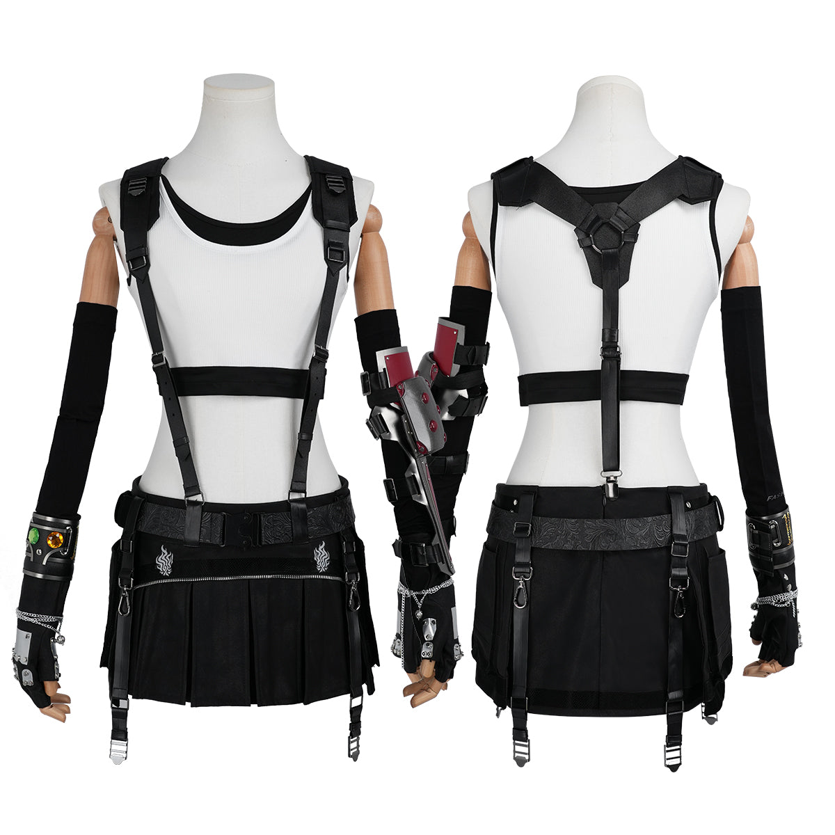 【新着商品】HOLOUN ファイナルFANTAジーVII 高品質 ティファ・ロックハート 豪華衣装 cosplay ハロウィン 変装 仮装 コスプレ演出服 コスチューム 舞台装 クリスマス 祝日贈り物