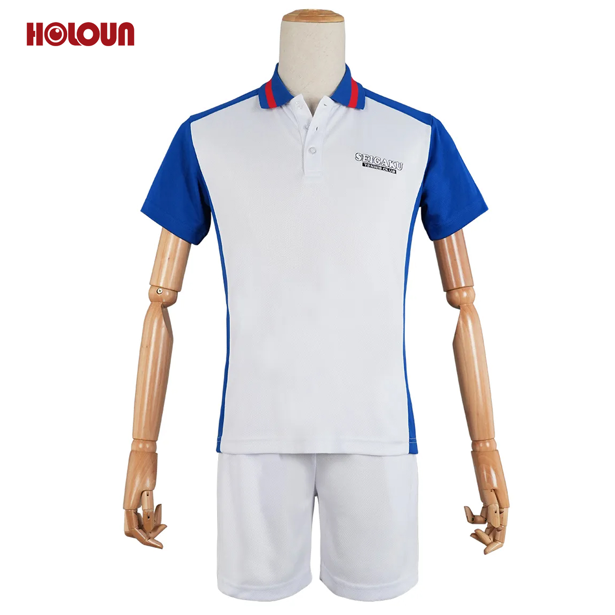 【在庫品】HOLOUN テニス王子様 テニス王子様 青春学院ユニフォーム 半袖コスプレ衣装 コスチューム 変身 仮装 クリスマス 祝日贈り物 ハロウィン適用 