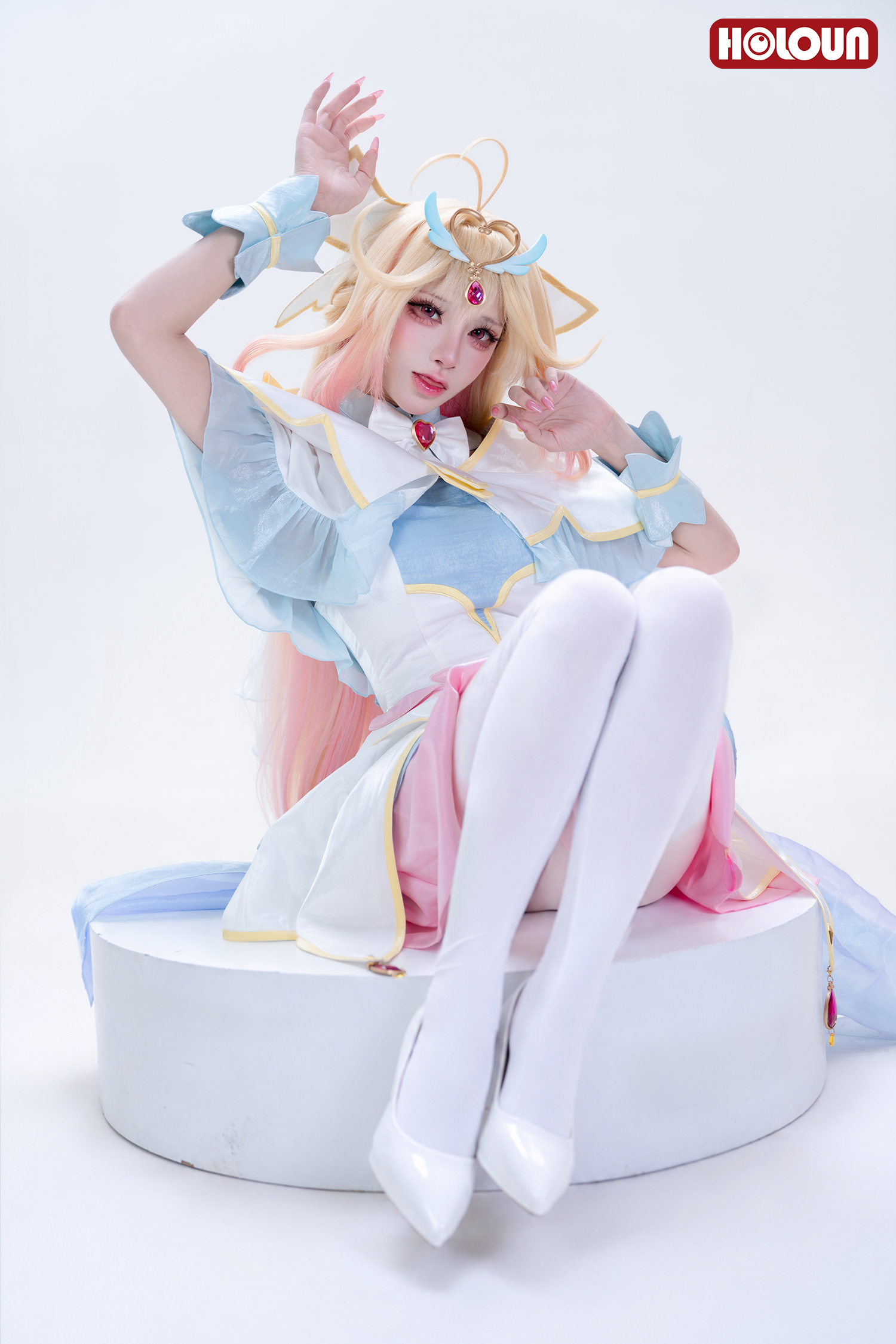 【新着商品】HOLOUN たんプリ名偵探プリキュア！キュアアルカナ 「真実を照らす白き光」コスプレ衣装 豪華衣装セット クリスマス イベント