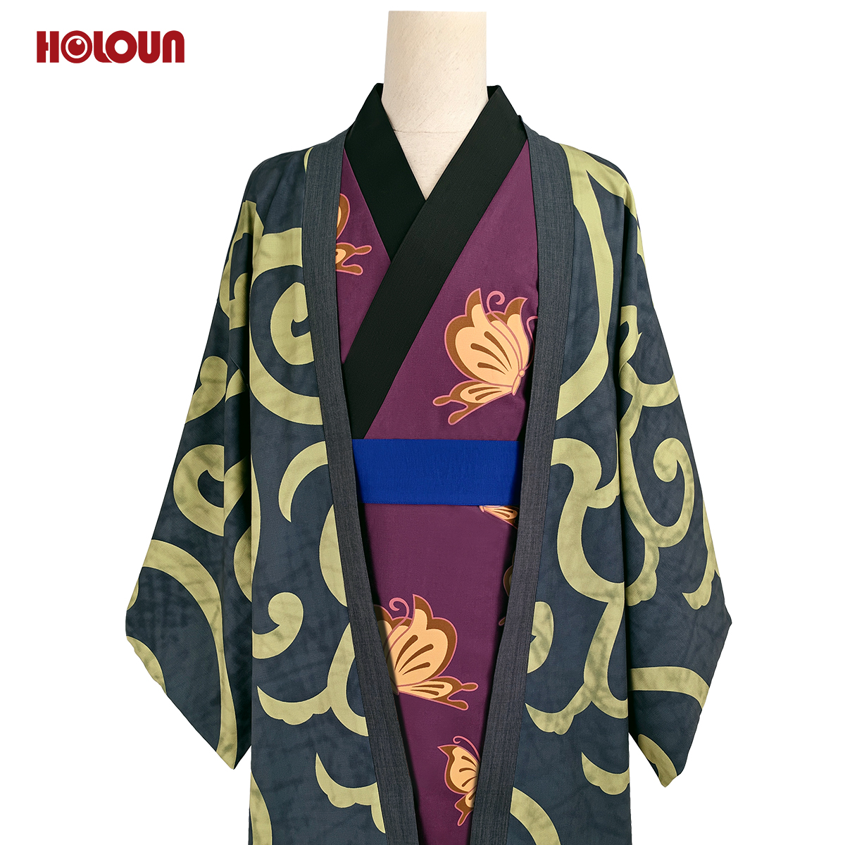 【新着商品】HOLOUN 銀たま 高杉晋助 鬼兵隊 着物 アニメ仮装 コスチューム ハロウィン仮装 イベント